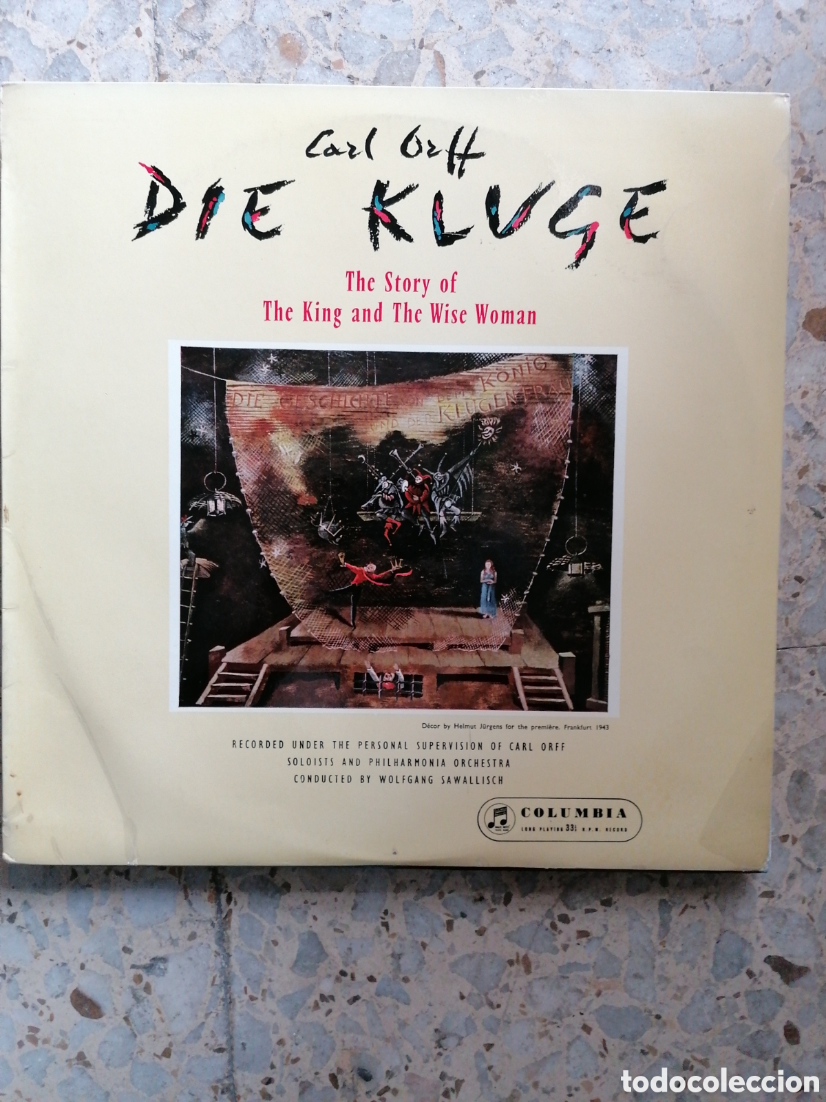 Disques de vinyle: LP CARL ORFF DIE KLUGE COLUMBIA EDICION INGLESA
