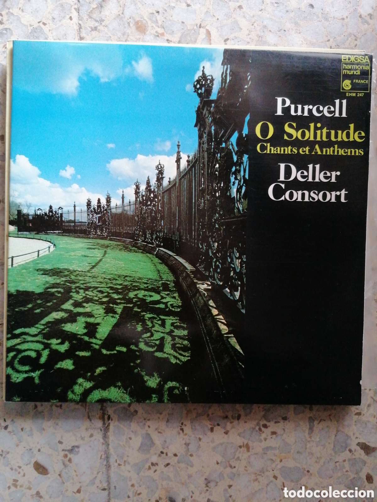 Discos de vinilo: LP PURCEL O SOLITUDE CHANTS ET ANTHEMS DELLER CONSORT 1978 PORTADA ABIERTA