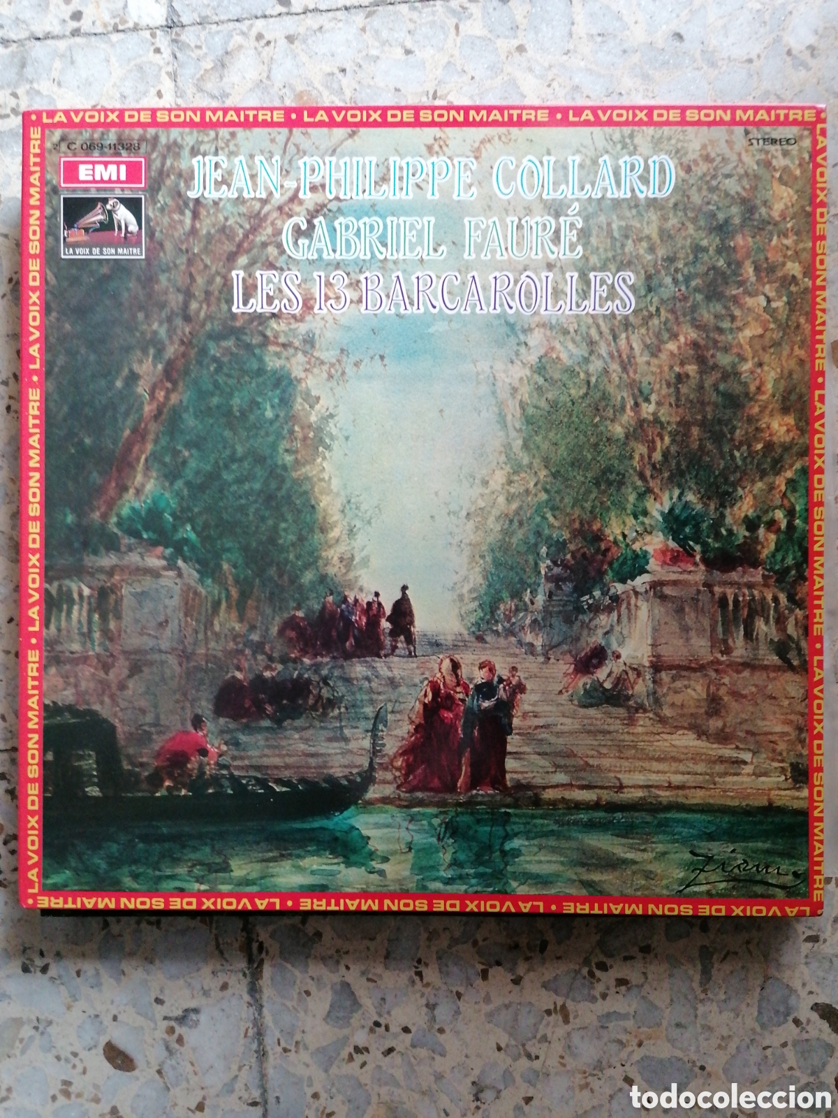 Discos de vinilo: LP JEAN PHILIPPE COLLARD GABRIEL FAURE LES 13 BARCAROLLES 1971 EDICION FRANCESA
