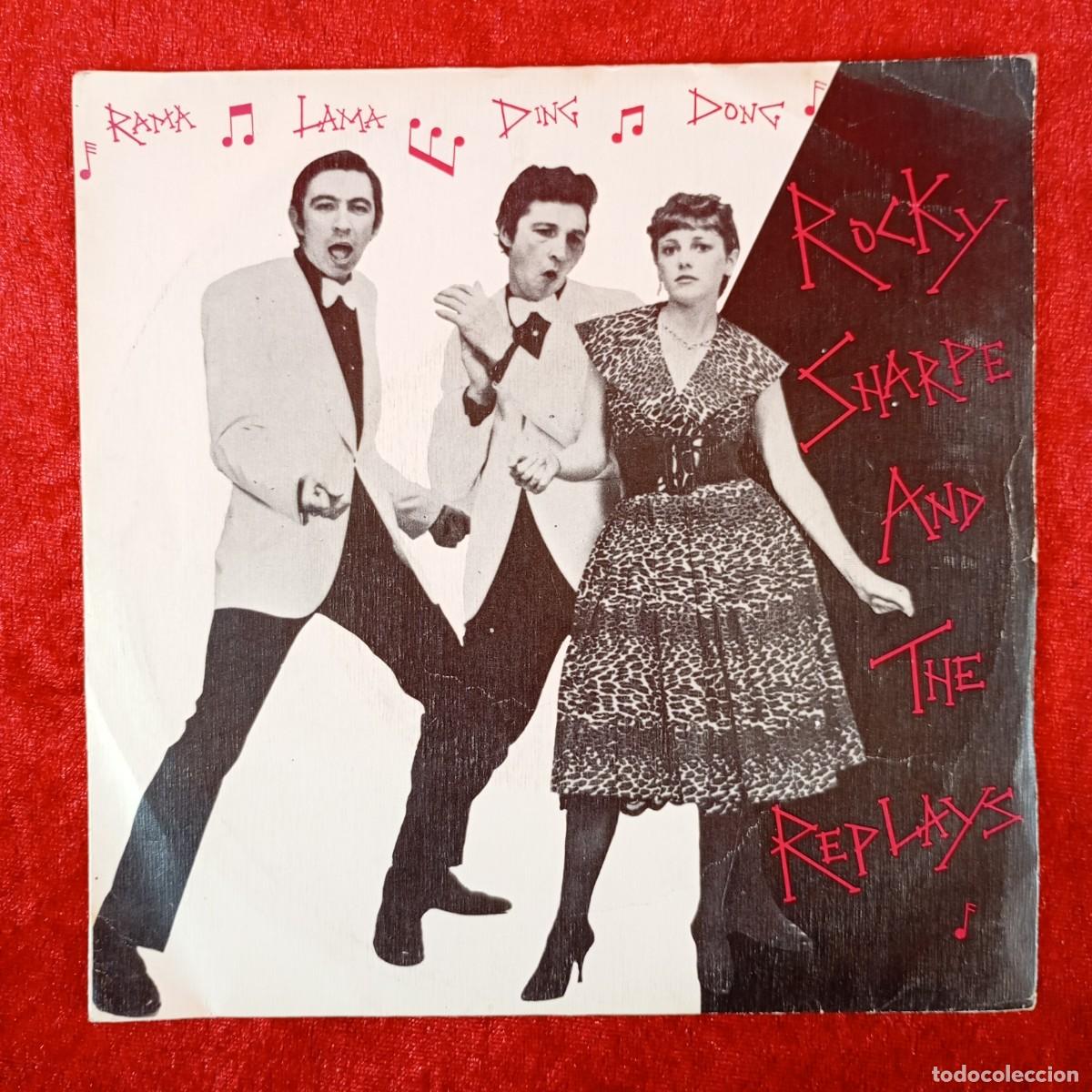 Discos de vinilo: ROCKY SHARPE AND THE REPLAY - RAMA LAMA DING DONG - SINGLE VINILO - MOVIEGRAF - 02.1385/8 / 3303
