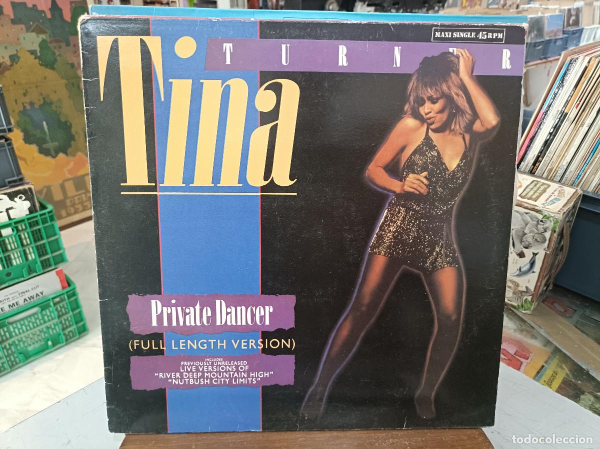 Discos de vinilo: Tina Turner &ndash; Private Dancer - Maxi Single Capitol Records 1984