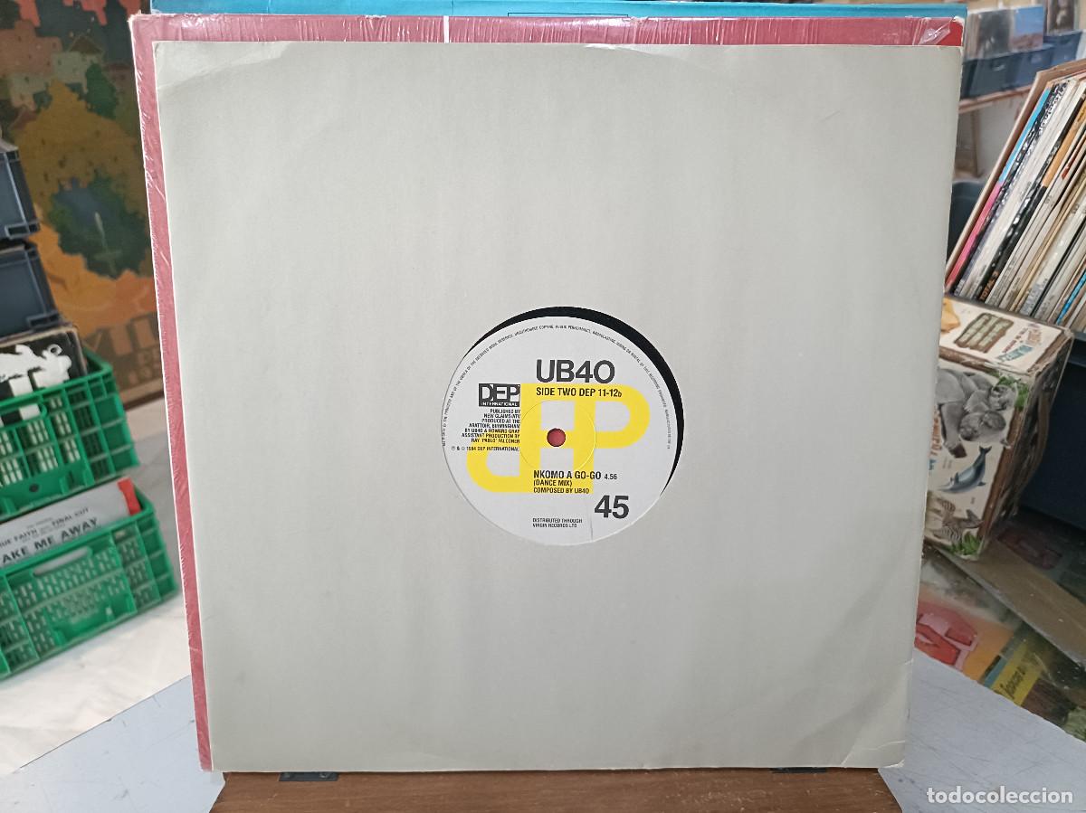 Discos de vinilo: UB40 - If it happens again / Nkomo a go-go - Maxi Single DEP International 1984