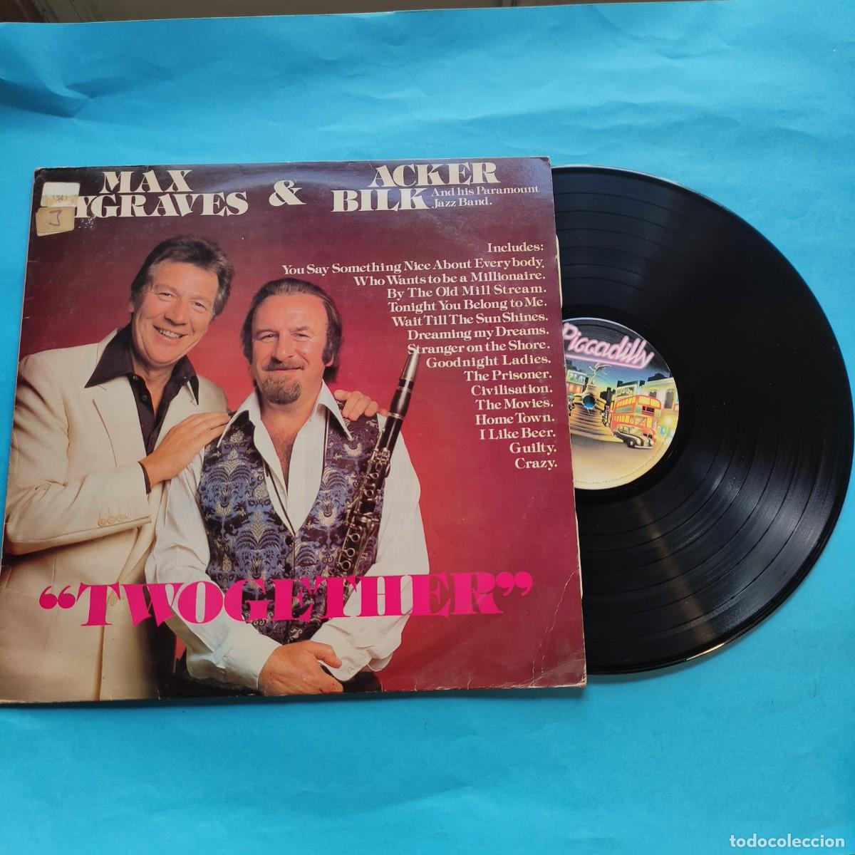 Discos de vinilo: MAX BYGRAVES & ACKER BILK : TOGETHER ** LP PICADILLY ** MADE IN ENGLAND ** Juani