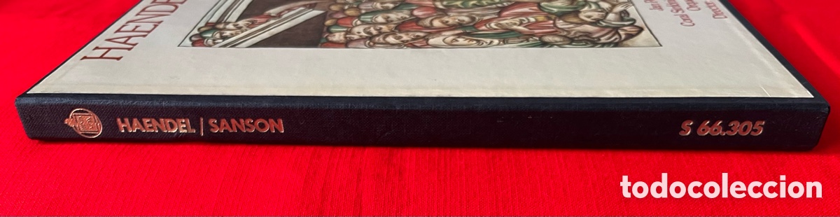 Discos de vinilo: Cofre 3LPs Handel - Sans&oacute;n - Foto 2