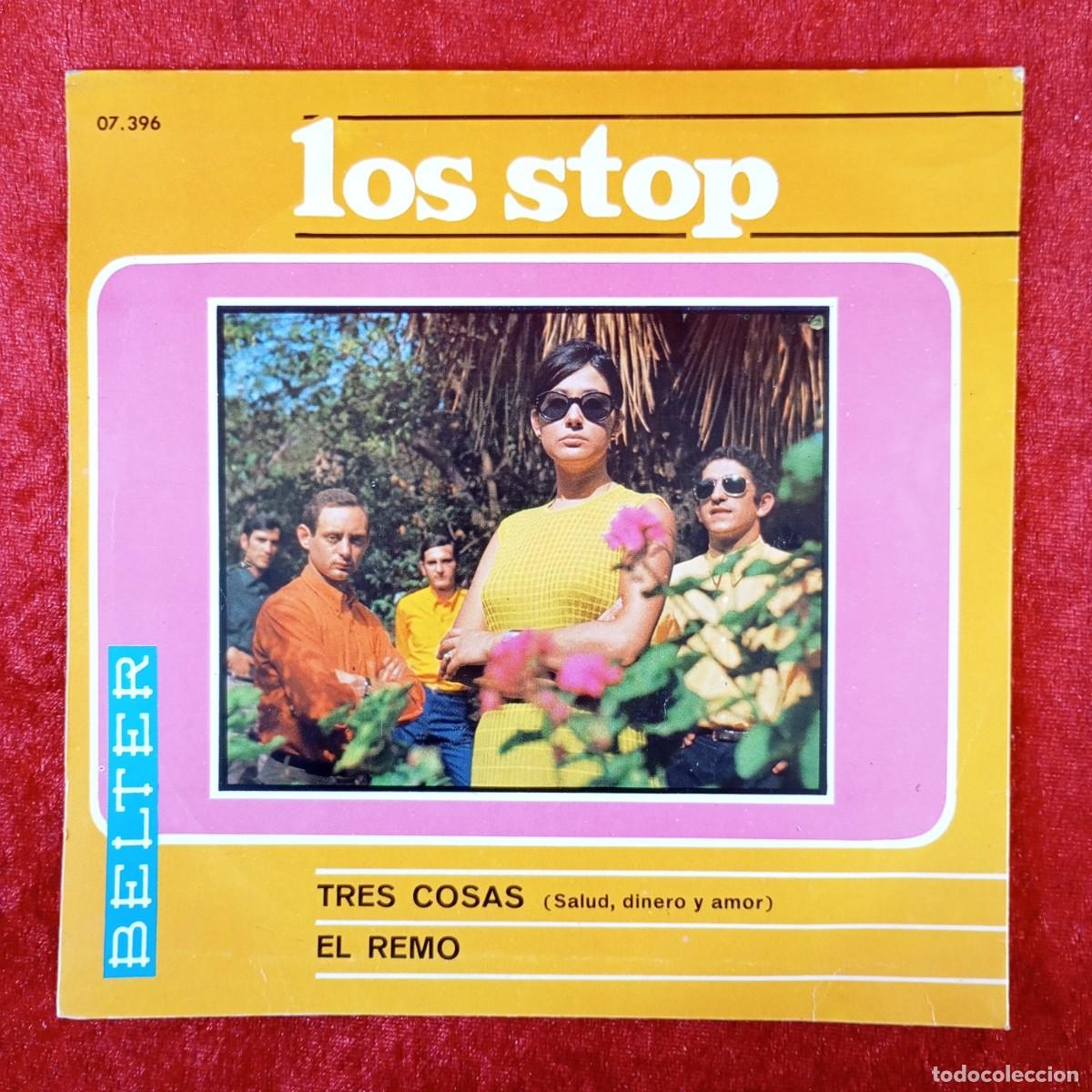Discos de vinilo: LOS STOP - TRES COSAS, EL REMO - SINGLE VINILO - BELTER - 07.396 / 3312