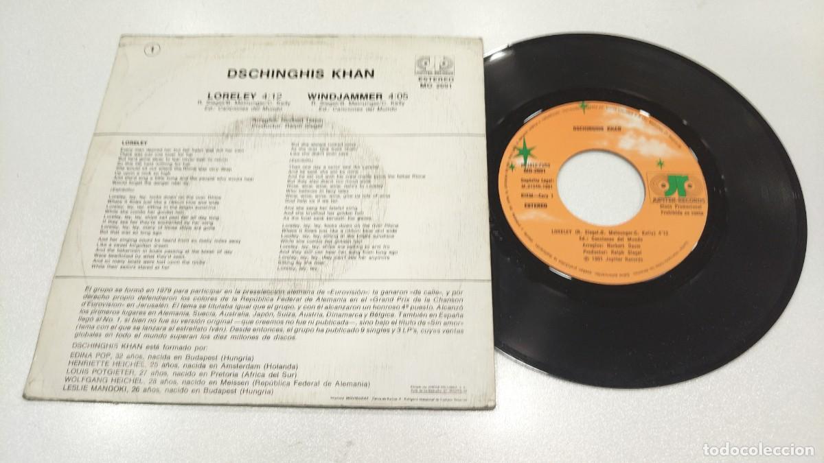 Discos de vinilo: SCO129-LORELEY DSCHINGHIS KHAN- 7&rdquo; - Foto 2