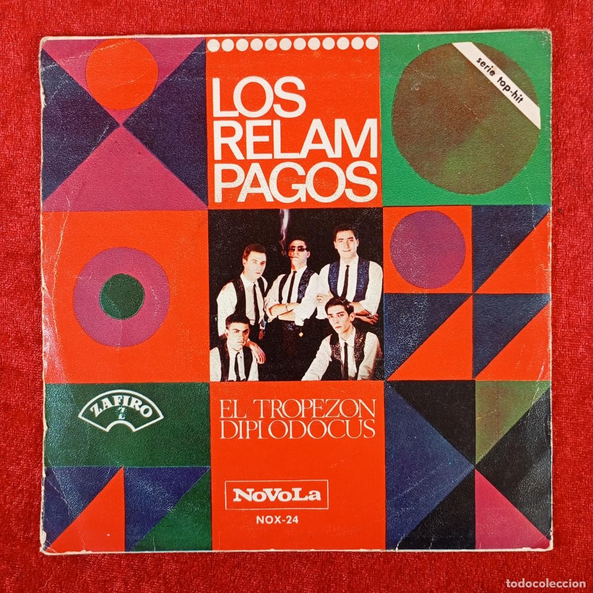 Discos de vinilo: LOS RELAMPAGOS - EL TROPEZON, EL DIPLODOCUS - SINGLE VINILO - NOVOLA - NOX-24 / 3315