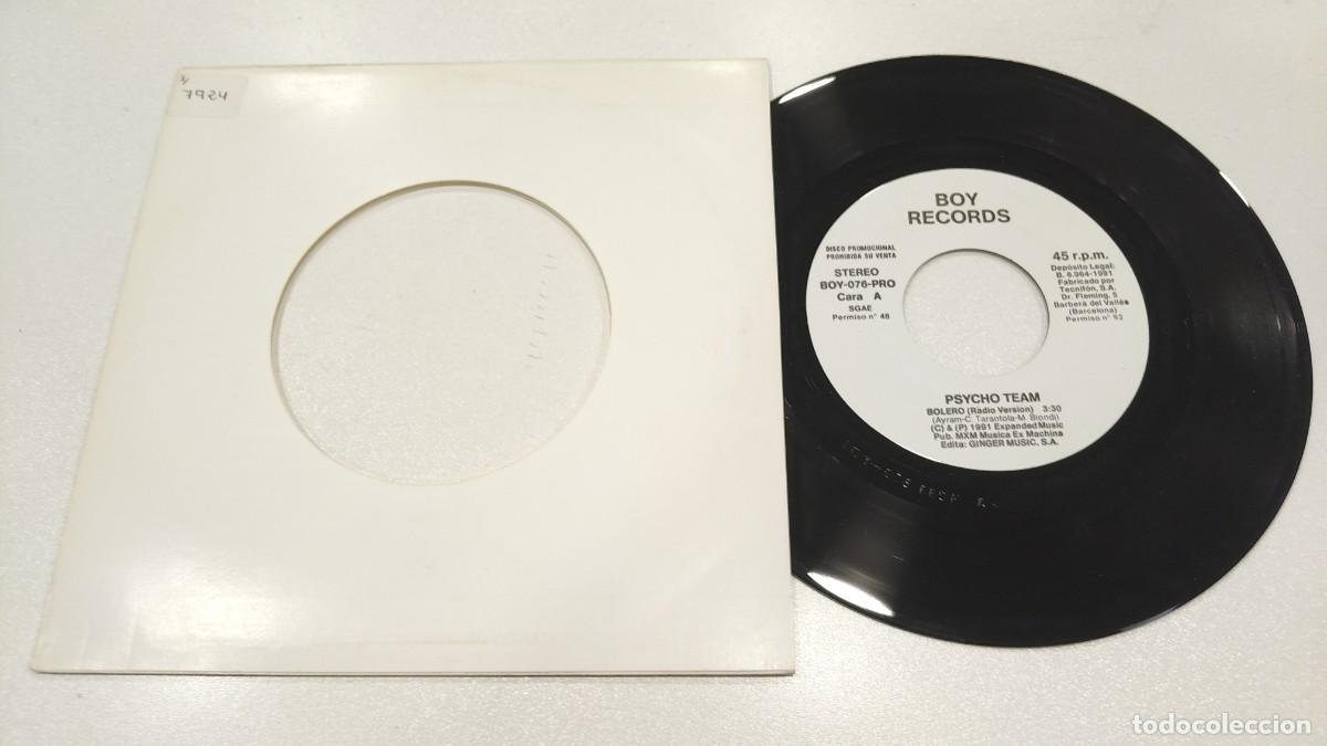 Discos de vinilo: SCO129-PSYCHO TEAM BOLERO- 7&rdquo; PROMO