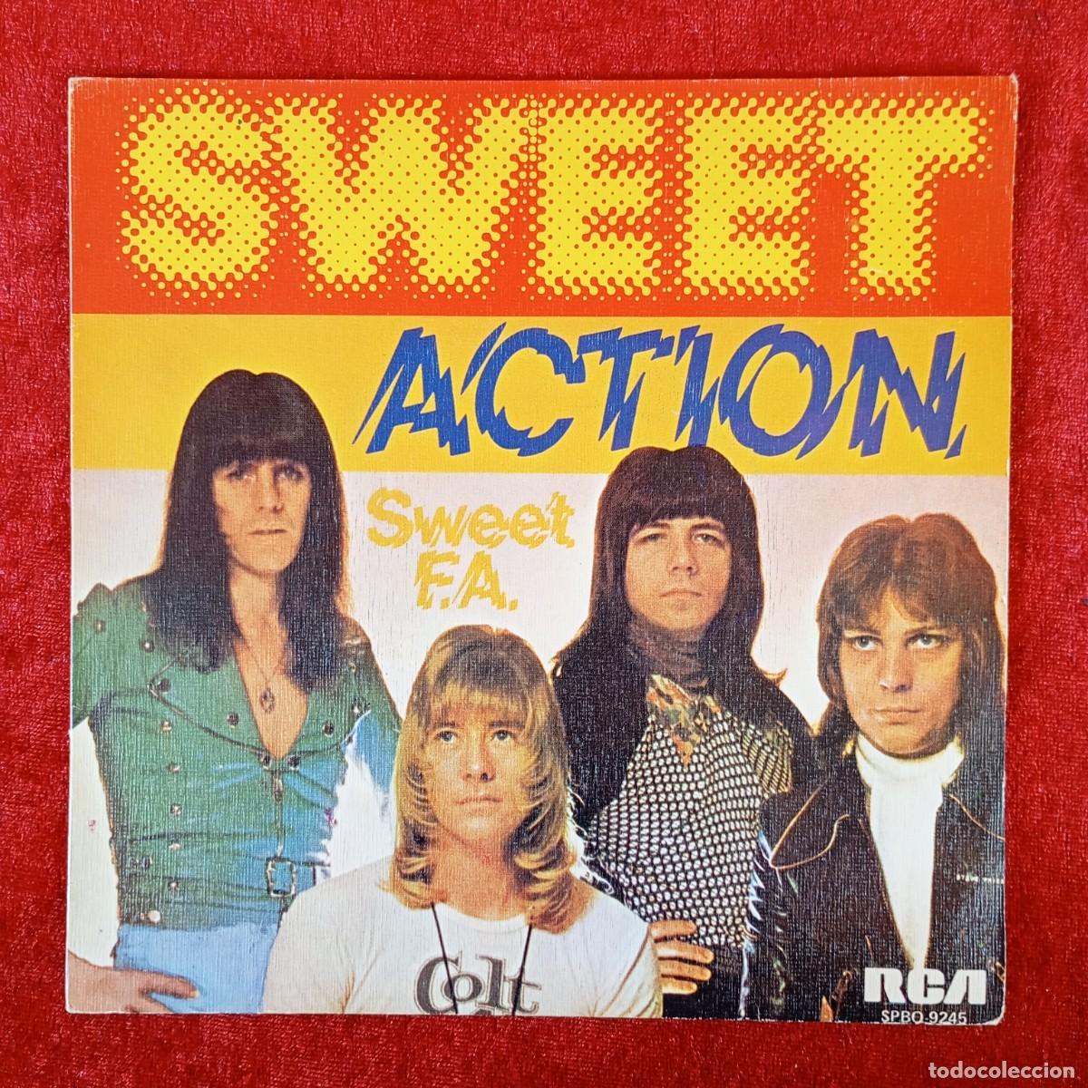 Discos de vinilo: SWEET - ACTION, SWEET F.A. - SINGLE VINILO - RCA - STEREO - SPB0-9245 / 3322