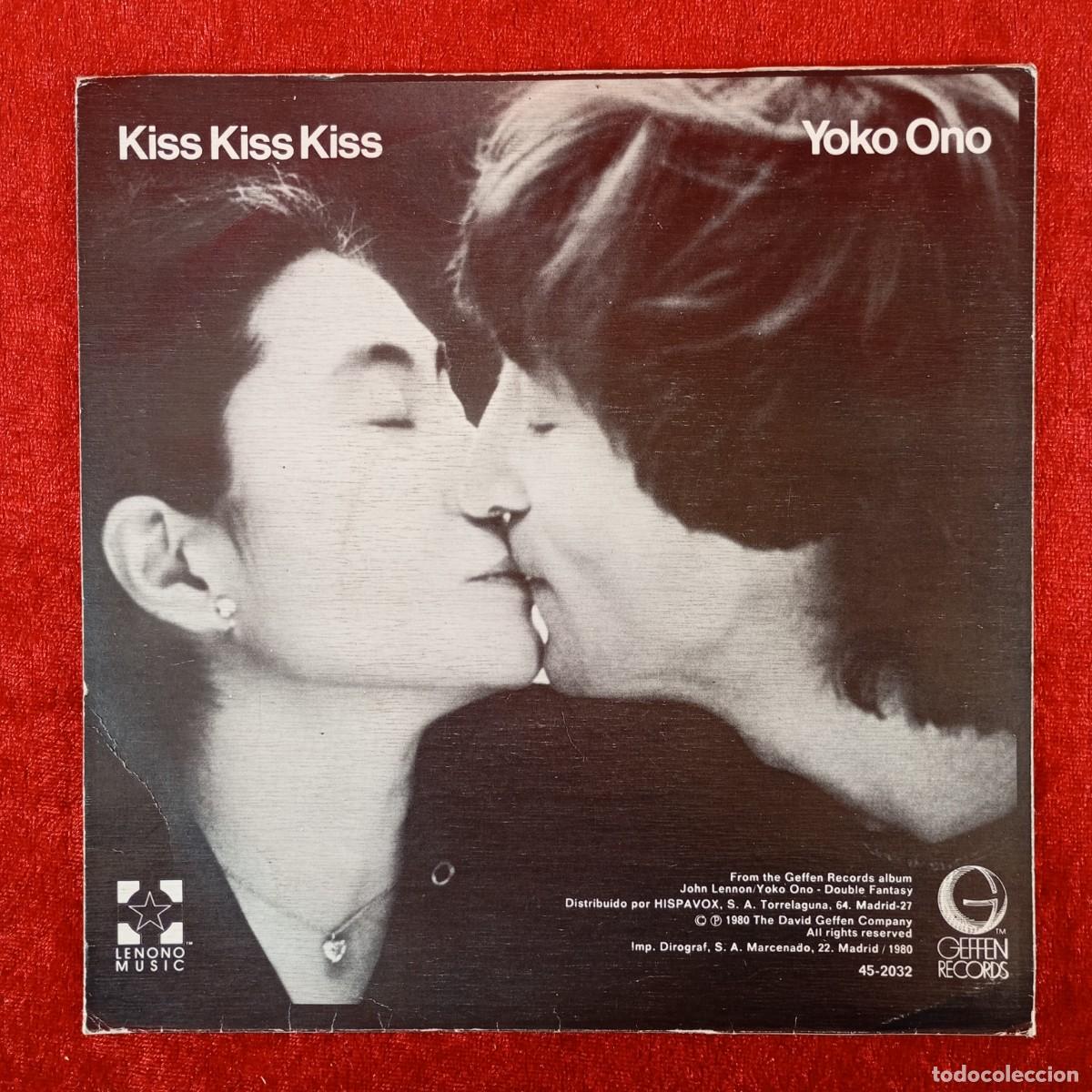 Discos de vinilo: JOHN LENNON - STARTING OVER, KISS KISS KISS - SINGLE VINILO - GEFFEN RECORDS - 45-2032 / 3327