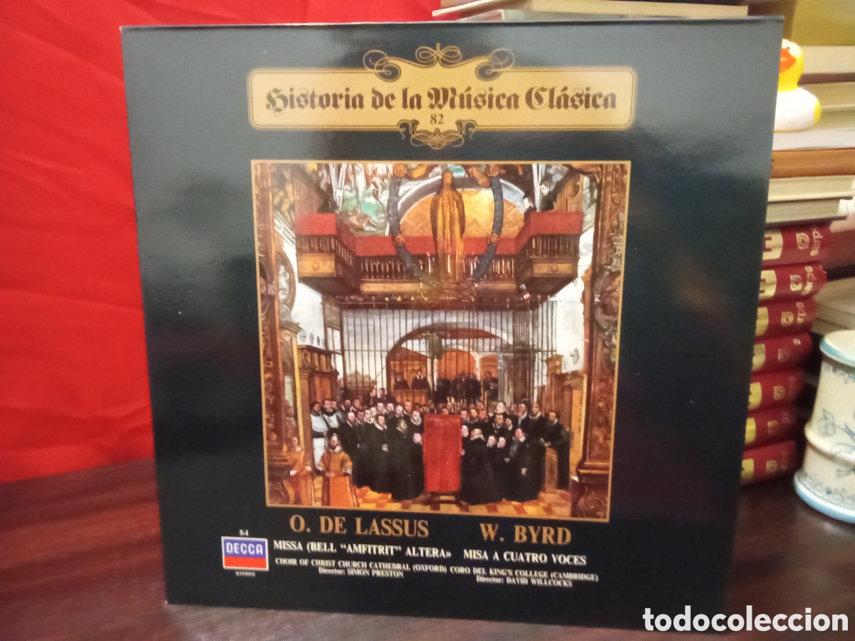 Discos de vinilo: O. DE LASSUS W. BYRD - MISSA decca LP