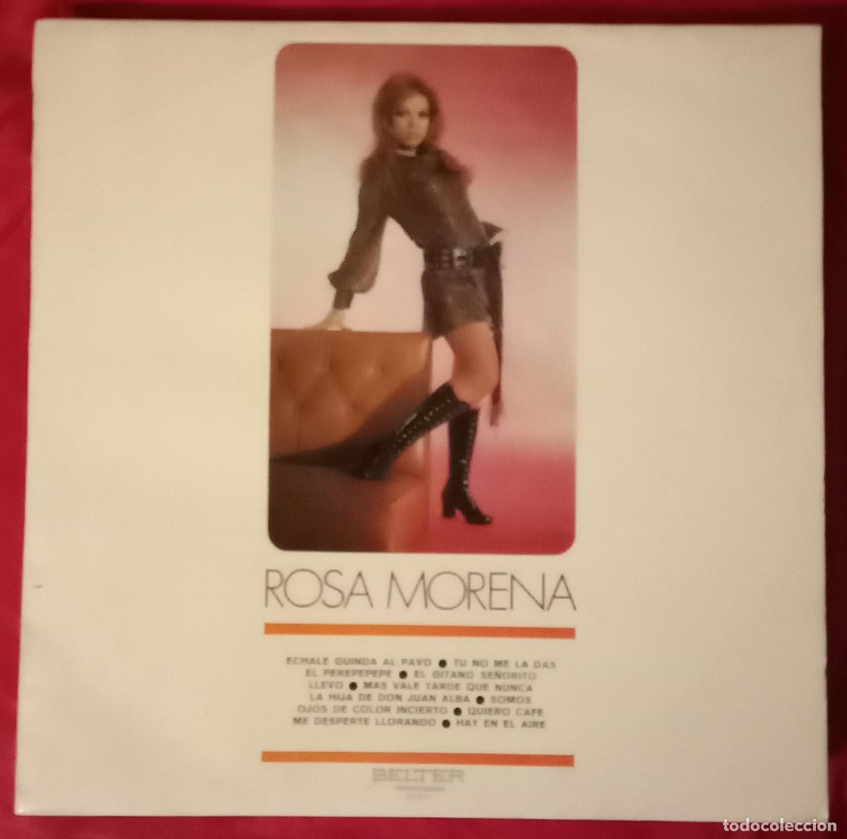 Discos de vinilo: Rosa Morena - Echale Guindas al Pavo / Llevo / Perepepe / Somos... - Edit. Discos BELTER. S.A. 1971