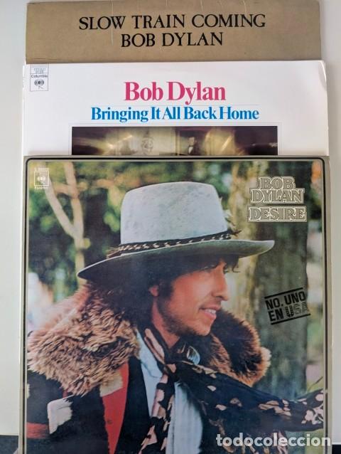 Discos de vinilo: L1306-L1307-L1308 ESPLENDIDO LOTE BOB DYLAN 3 LP VINILIO - INCLUIDO DESIRE 1976 EXCELENTE