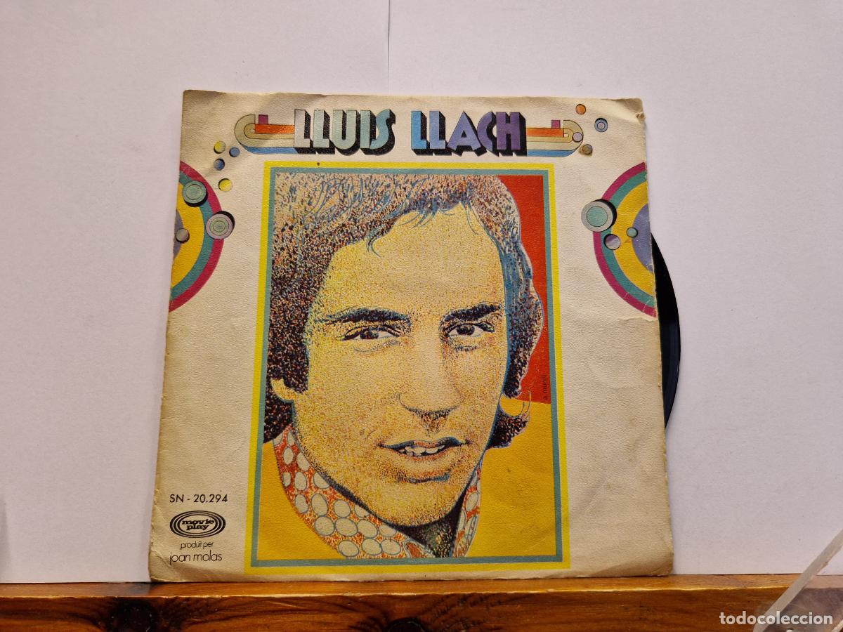 Discos de vinilo: SINGLE. LLUIS LLACH. CANTA I'ESCLAU I APAREIX LA LLUNA.