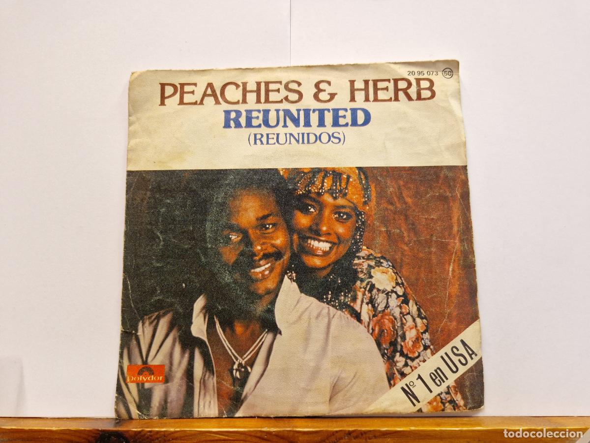 Discos de vinilo: SINGLE. PEACHES & HERB. REUNITED. - Foto 1