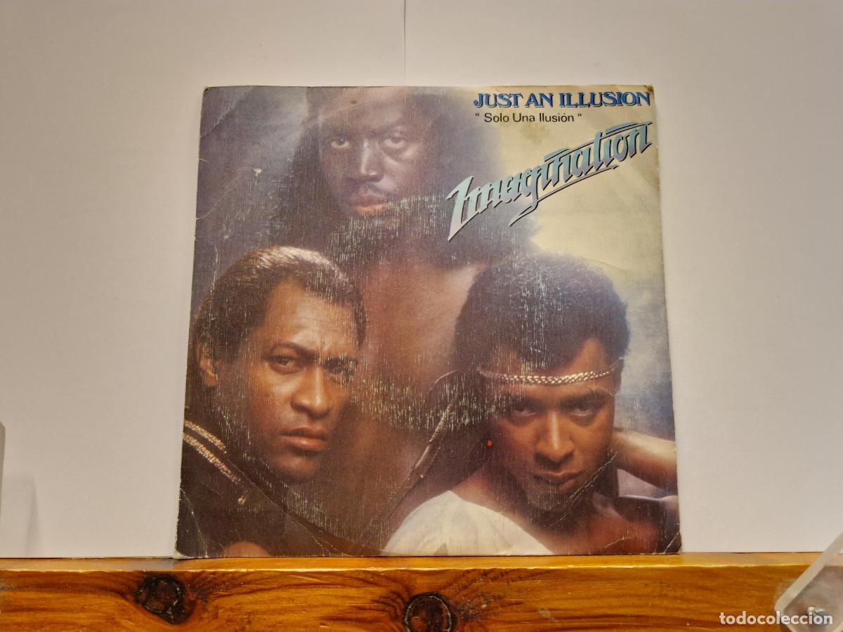 Discos de vinilo: SINGLE. JUST AN ILLUSION. IMAGINATION.