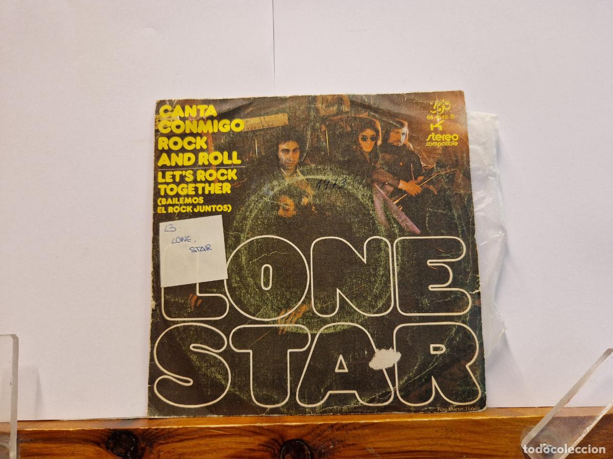 Discos de vinilo: SINGLE. CANTA CONMIGO. ROCK AND ROLL. LONE STAR.