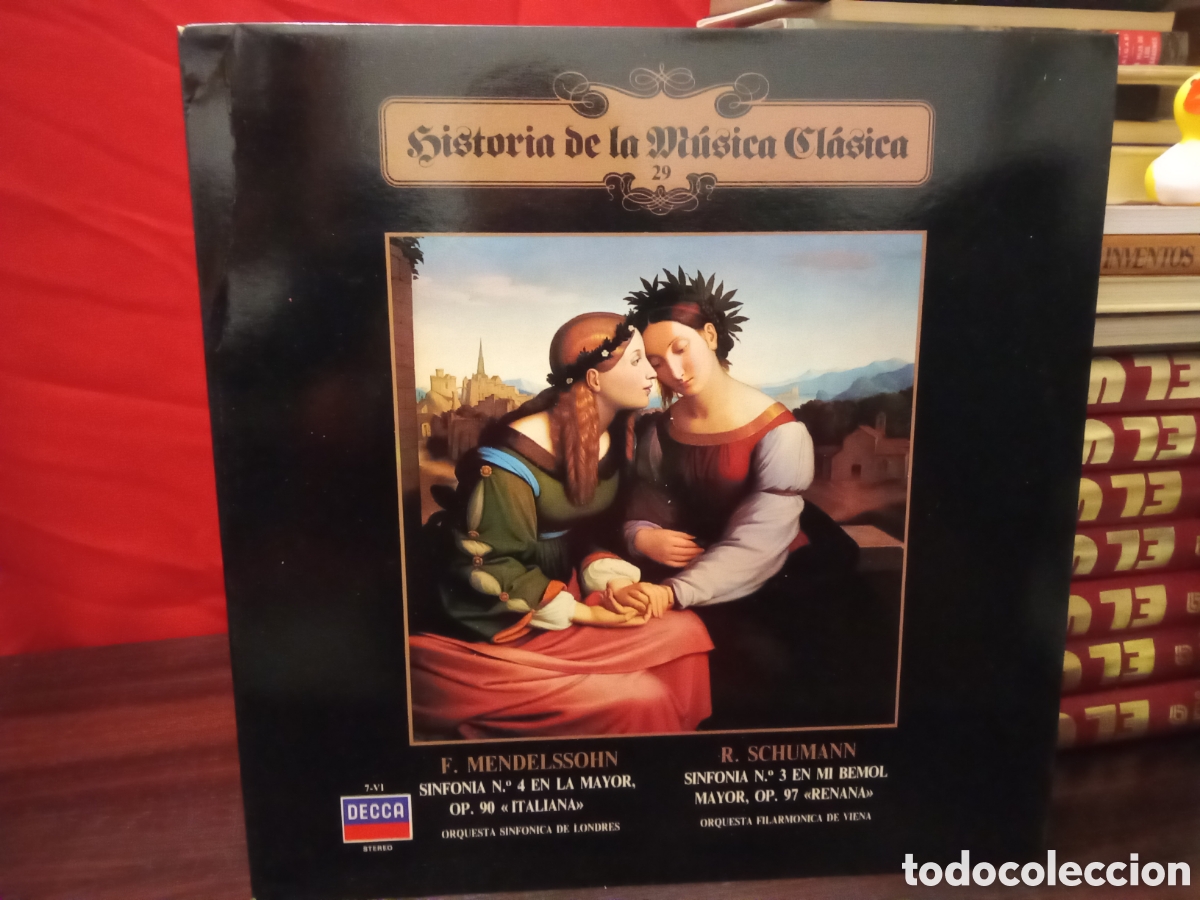 Discos de vinilo: F. MENDELSSOHN R. SCHUMANN decca LP