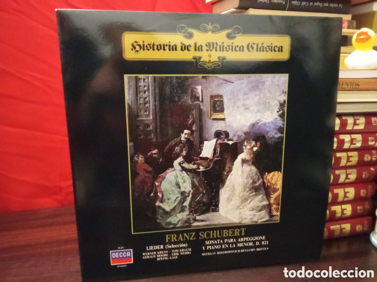 Discos de vinilo: FRANZ SCHUBERT - LIEDER - decca LP