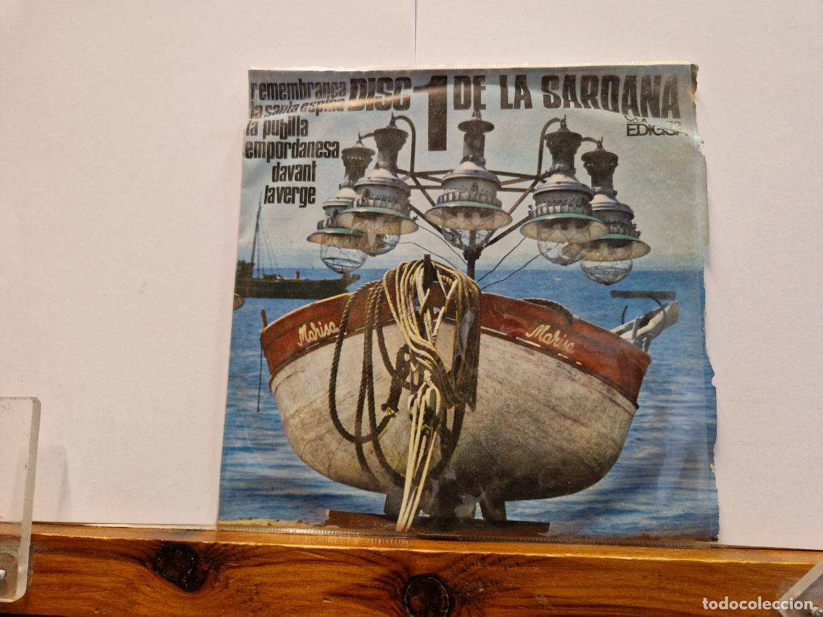 Discos de vinilo: SINGLE. DISC 1 DE LA SARDANA. REMEMBRAN&Ccedil;A. LA SANTA ESPINA.