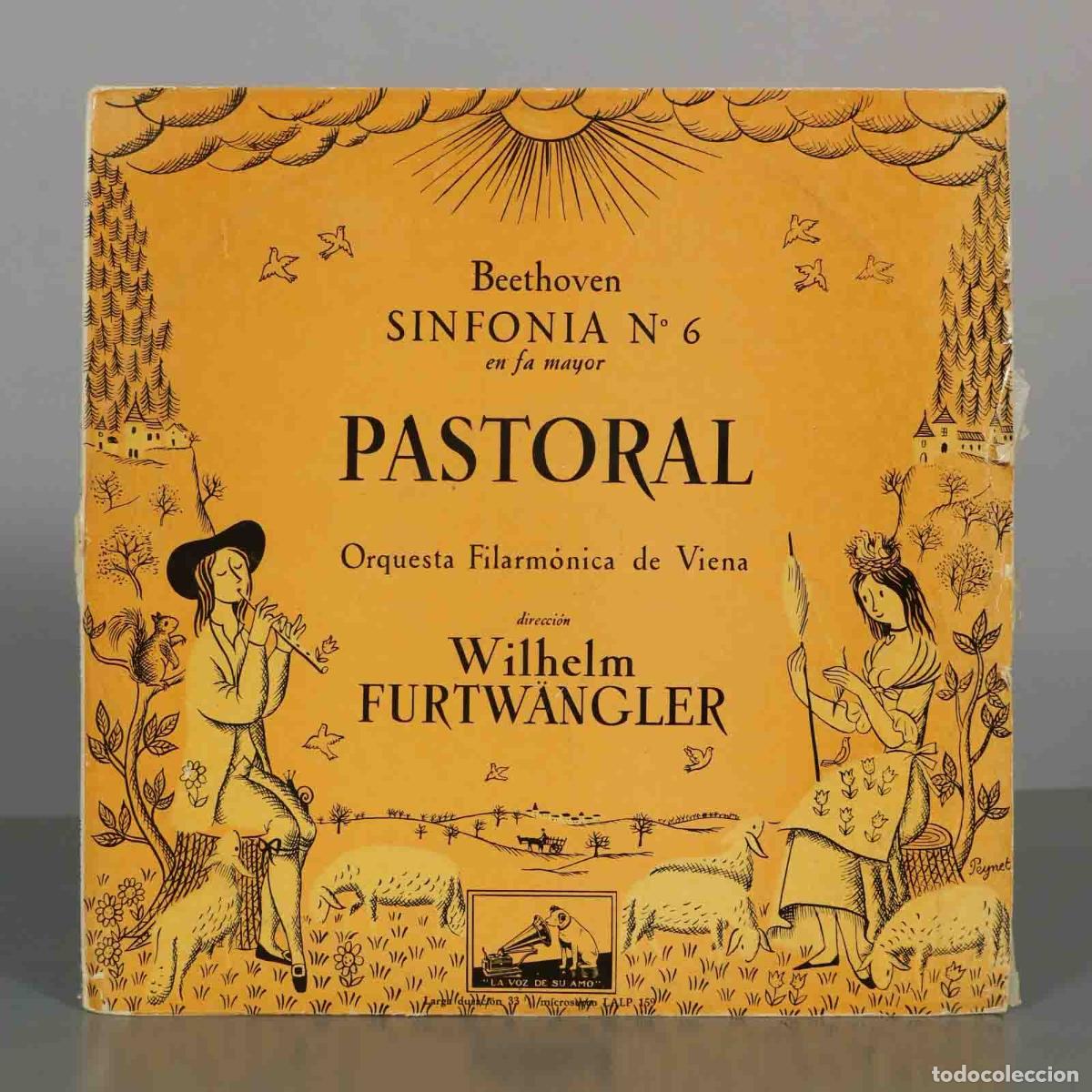 Discos de vinilo: LP. Beethoven - Sinfon&iacute;a N&ordm; 6 Pastoral - Orquesta Filarm&oacute;nica de Viena, Wilhelm Furtw&auml;ngler - La Vo