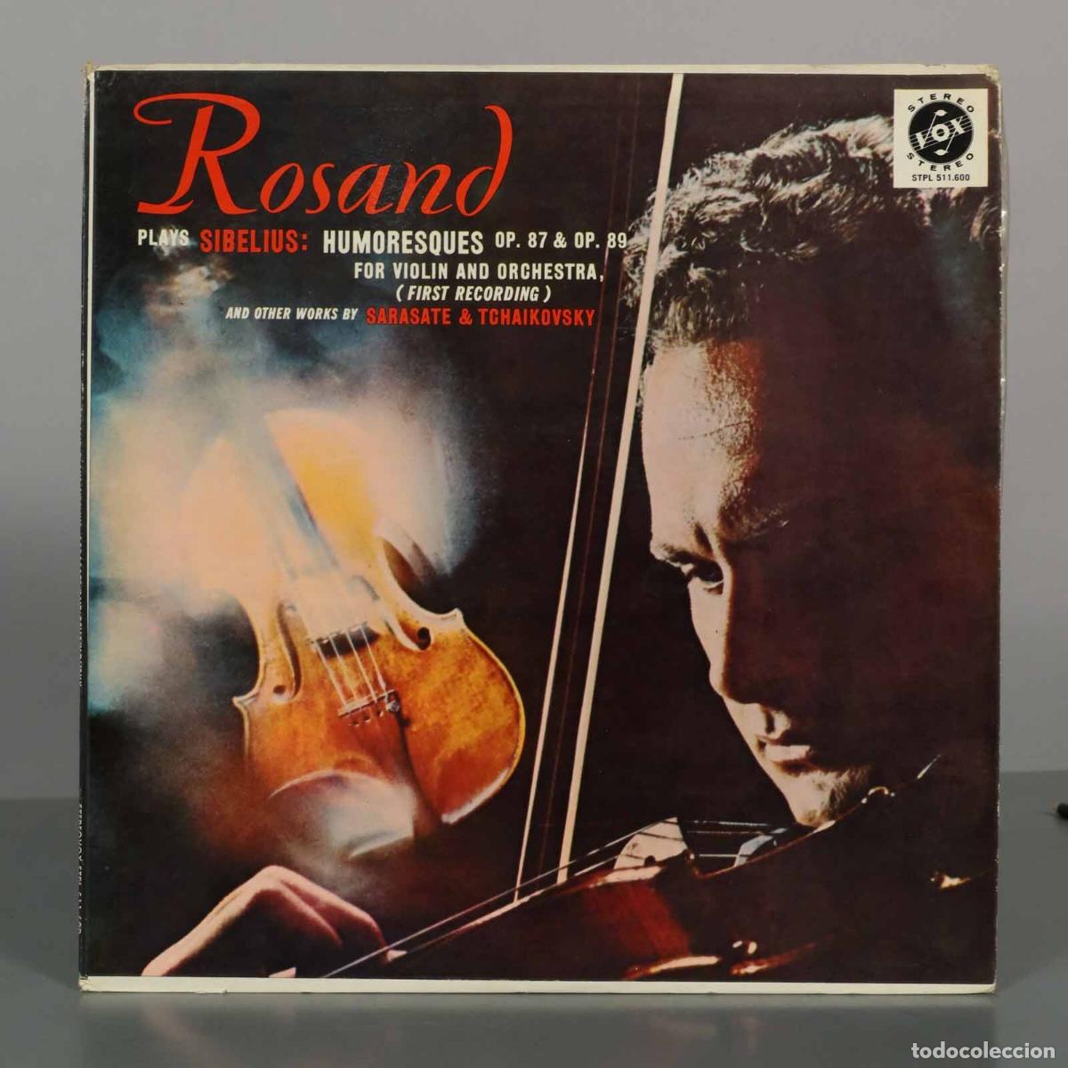 Discos de vinilo: LP. Rosand Plays Sibelius: Humoresques Op. 87 and Op. 89 and other works - Aaron Rosand, S&uuml;dwestfunk