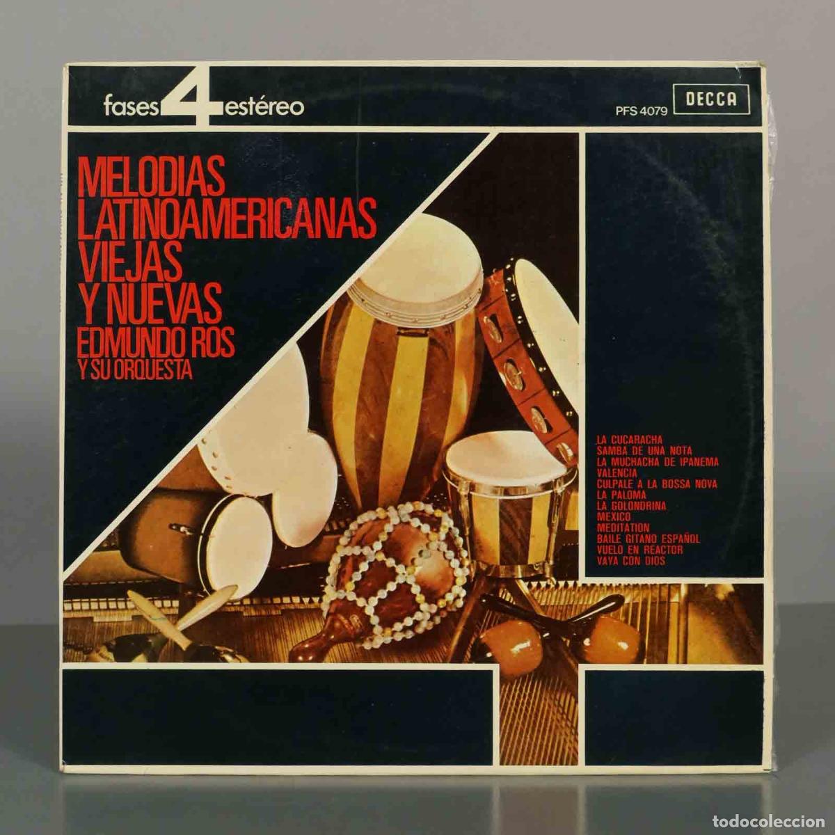 Discos de vinilo: LP. Melod&iacute;as Latinoamericanas Viejas y Nuevas - Edmundo Ros y su Orquesta