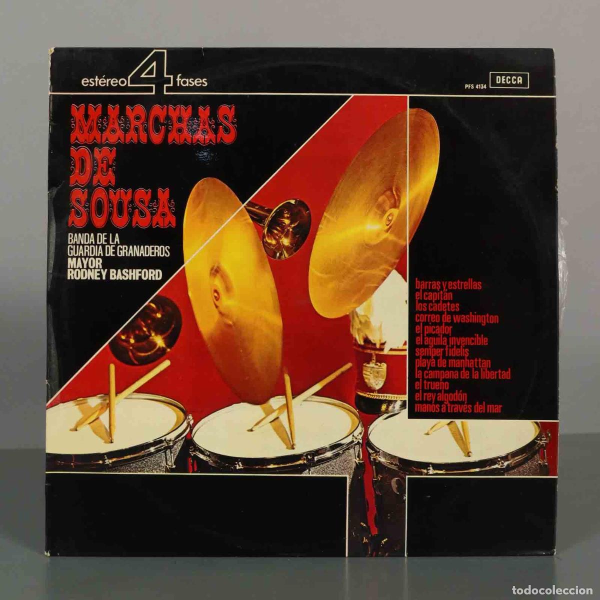 Discos de vinilo: LP. Marchas de Sousa - Banda de la Guardia de Granaderos, Rodney Bashford
