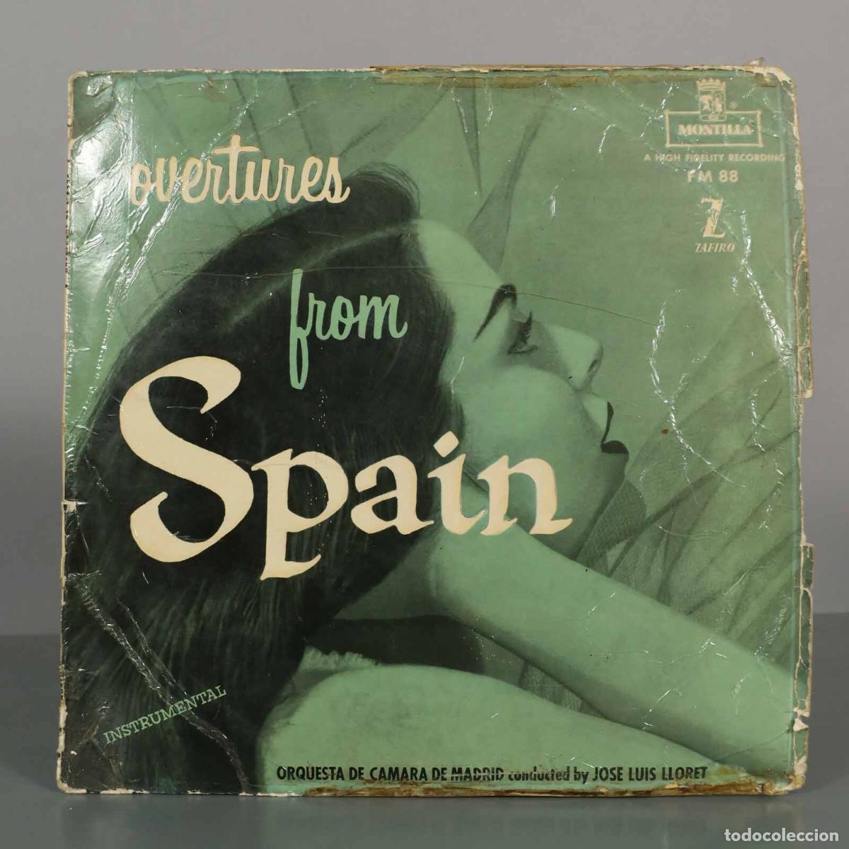 Discos de vinilo: LP. Overtures from Spain - Orquesta de C&aacute;mara de Madrid, Jose Luis Lloret
