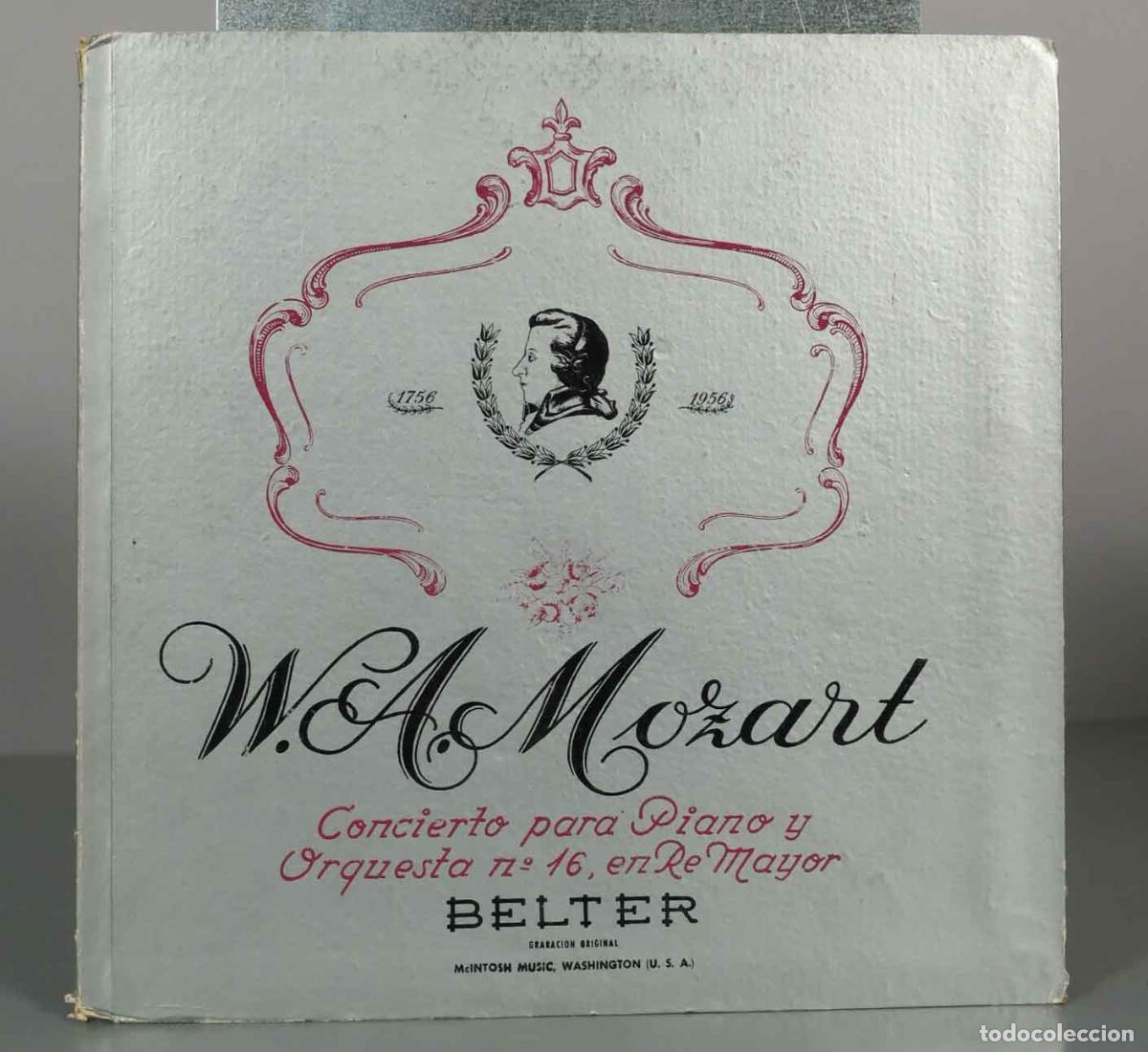 Discos de vinilo: LP. Concierto para Piano y Orquesta n.&ordm; 16 en Re Mayor (KV 451) - Wolfgang Amadeus Mozart - Belter