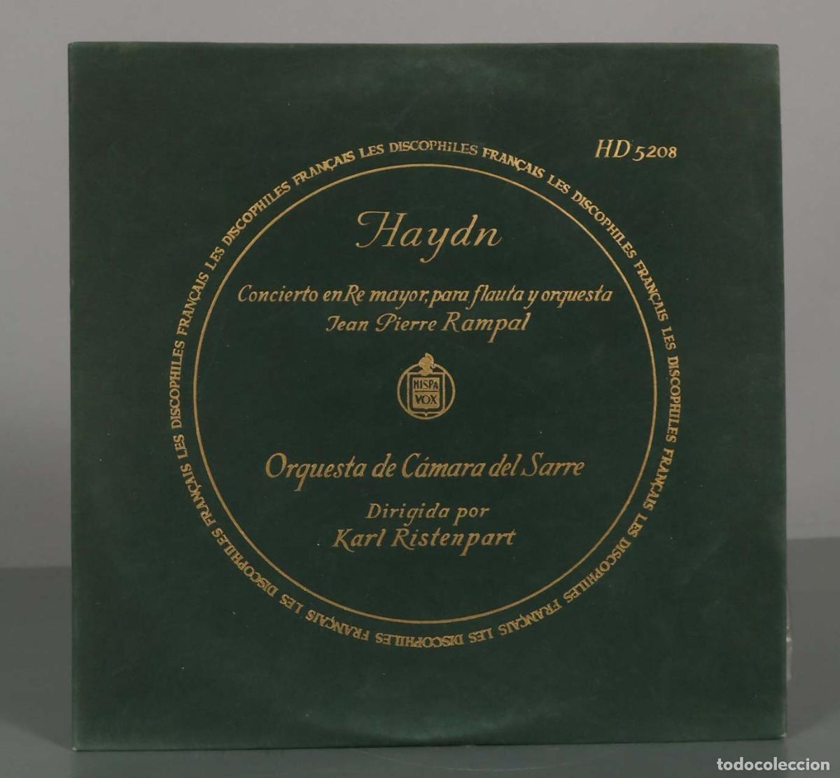 Discos de vinilo: LP. Haydn - Concierto en Re mayor para flauta y orquesta - Jean Pierre Rampal, Ristenpart