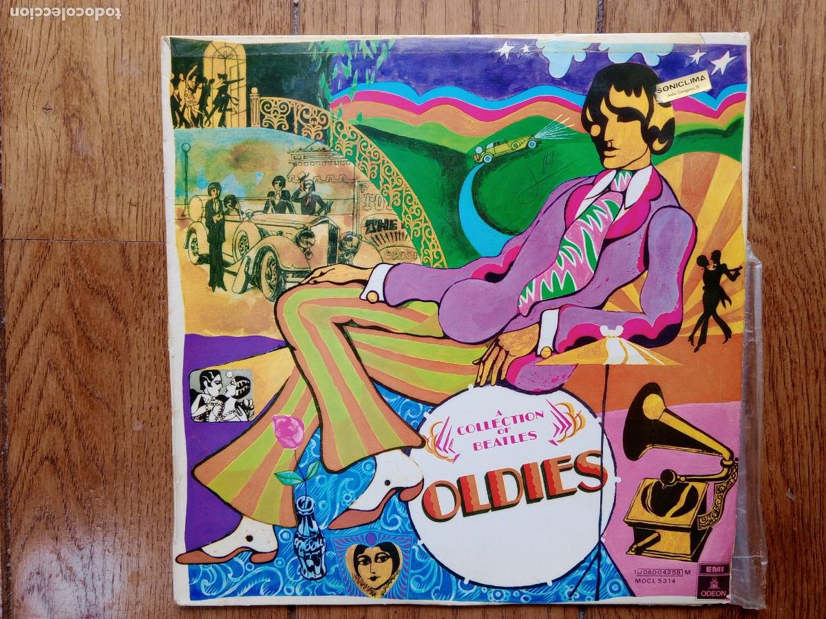 Discos de vinilo: The Beatles - oldies but goldies ( los grandes &eacute;xitos de los Beatles)