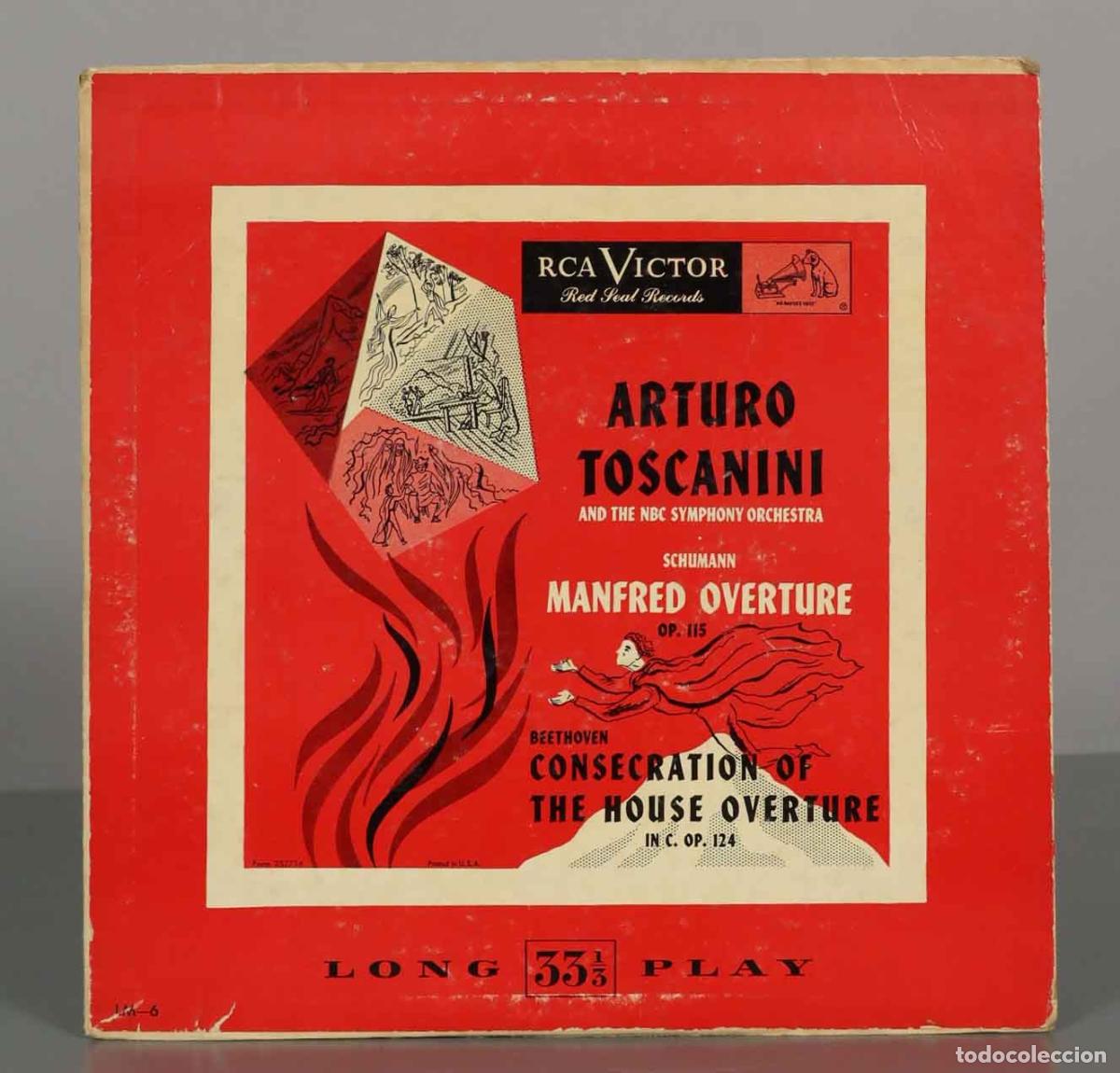 Discos de vinilo: LP. Schumann: Manfred Overture, Op. 115 - Beethoven: Consecration of the House Overture, Op. 124 -