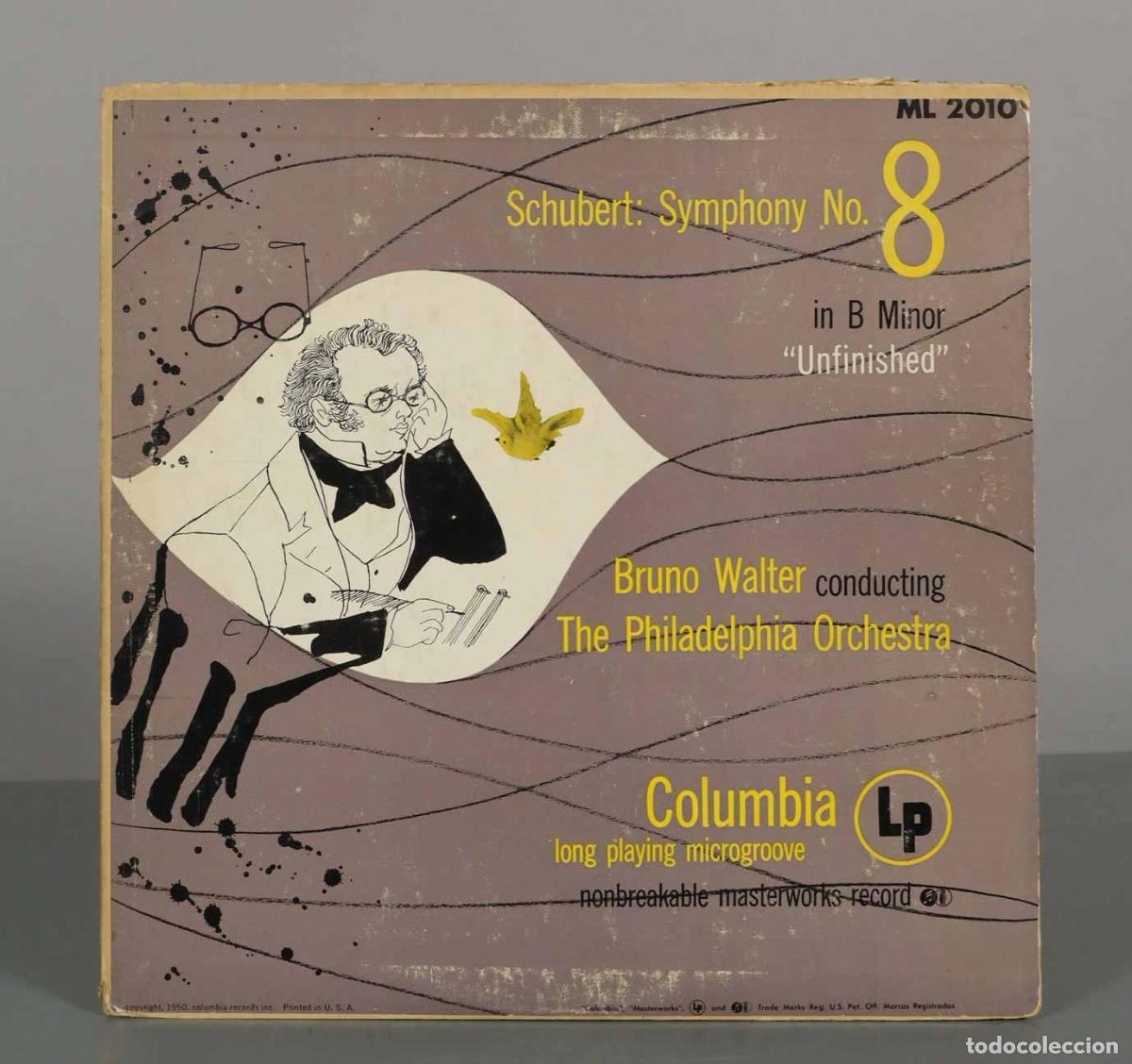 Discos de vinilo: LP. Franz Schubert - Symphony No. 8 In B Minor Unfinished - Bruno Walter, The Philadelphia Orchestr