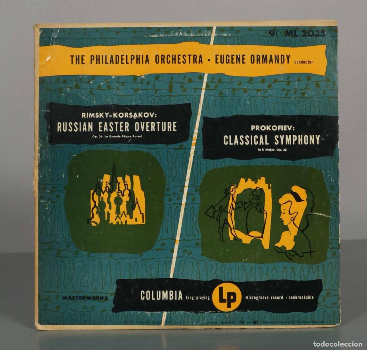 Discos de vinilo: LP. Rimsky-Korsakov: Russian Easter Overture - Prokofiev: Classical Symphony - The Philadelphia Orc