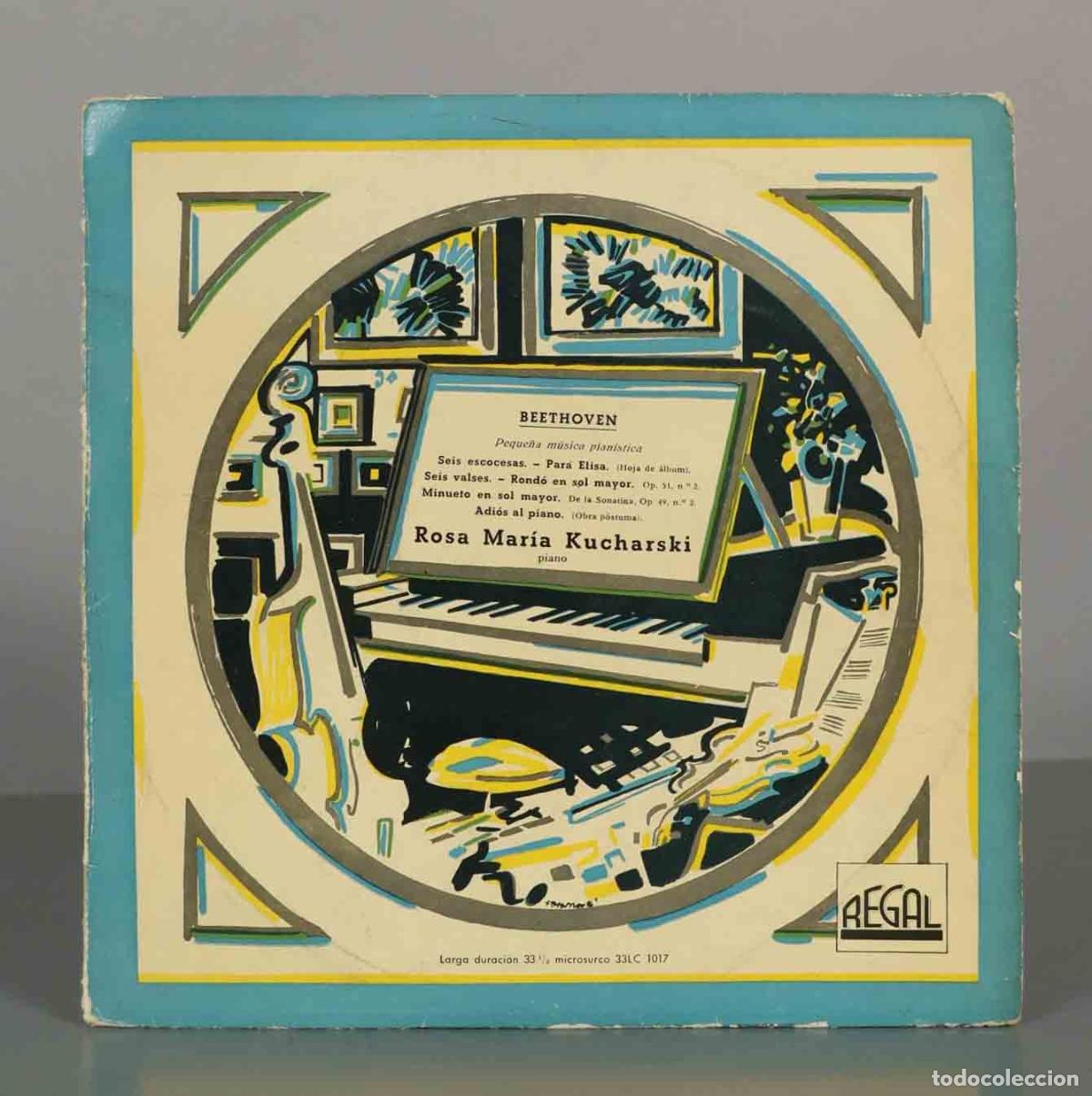 Discos de vinilo: LP. Beethoven - Rosa Mar&iacute;a Kucharski - Editorial Regal
