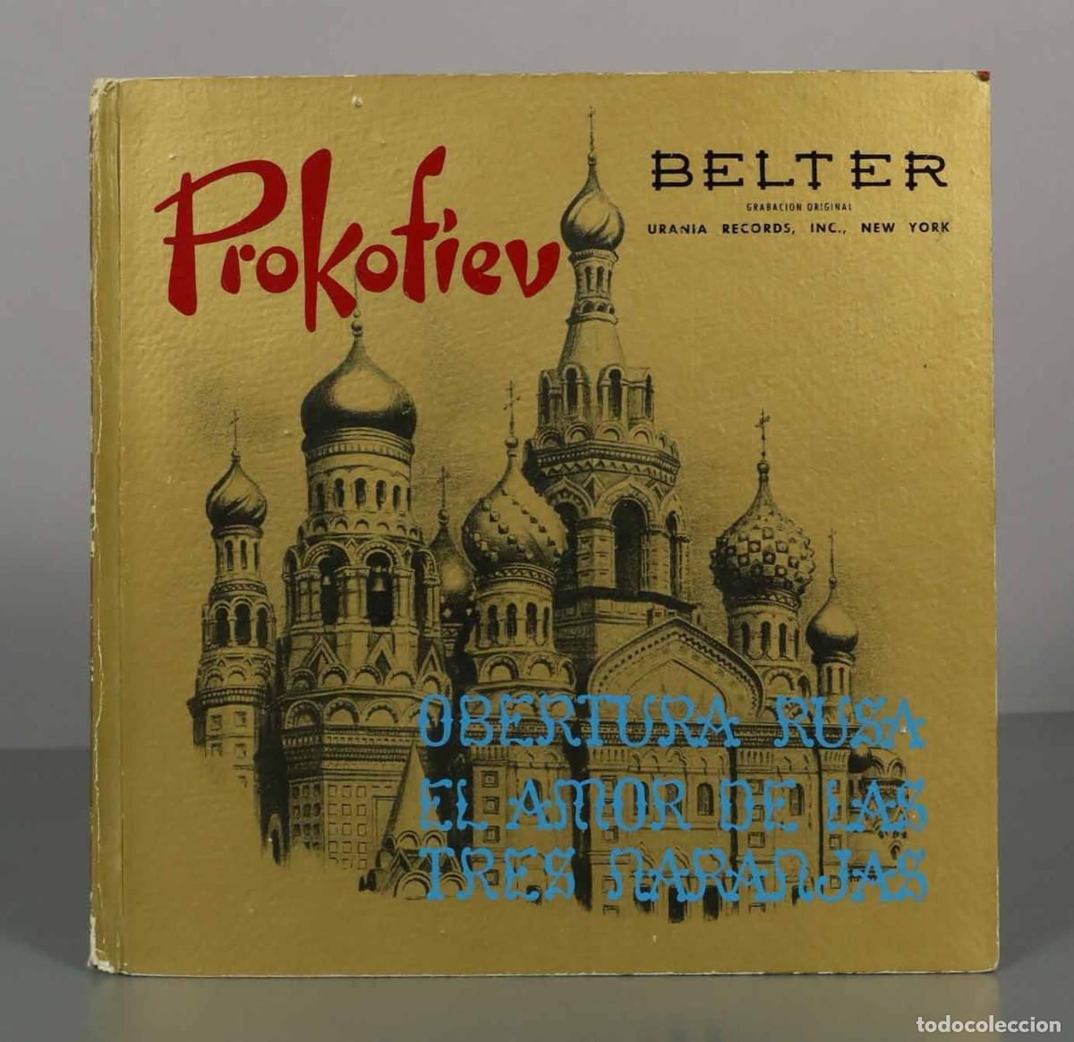 Discos de vinilo: LP. Obertura Rusa - El Amor de las Tres Naranjas - Prokofiev - Belter