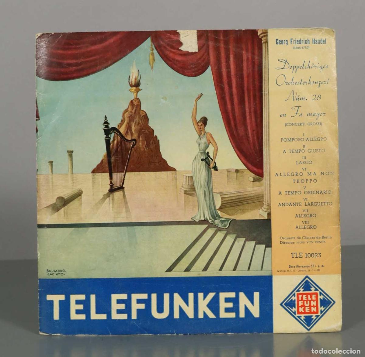 Discos de vinilo: LP. Doppelch&ouml;riges Orchesterkonzert N&uacute;m. 28 en Fa mayor (Concerti Grossi) - Georg Friedrich H&auml;ndel
