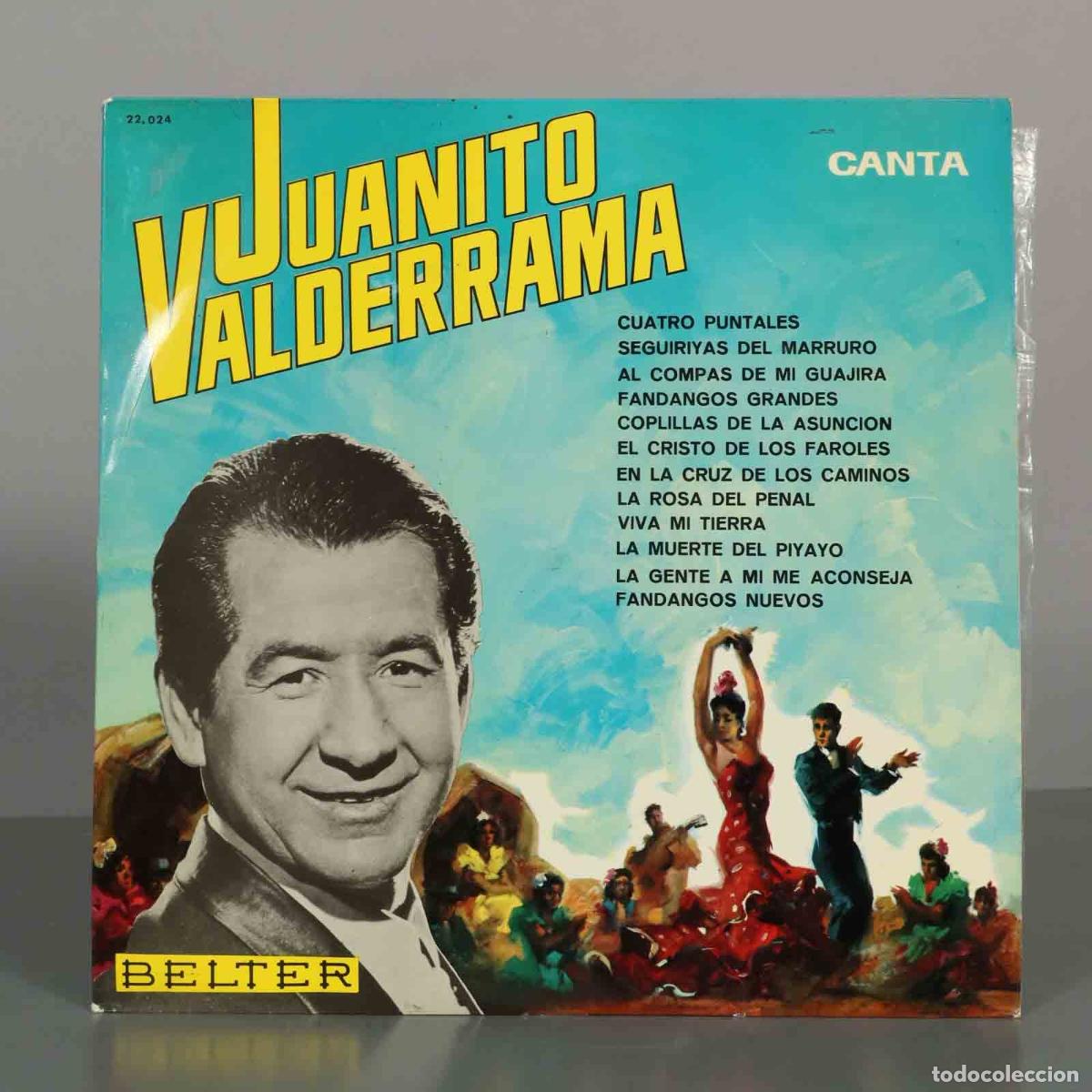 Discos de vinilo: LP. Canta - Juanito Valderrama, Manolo Carmona, Ram&oacute;n de Algeciras