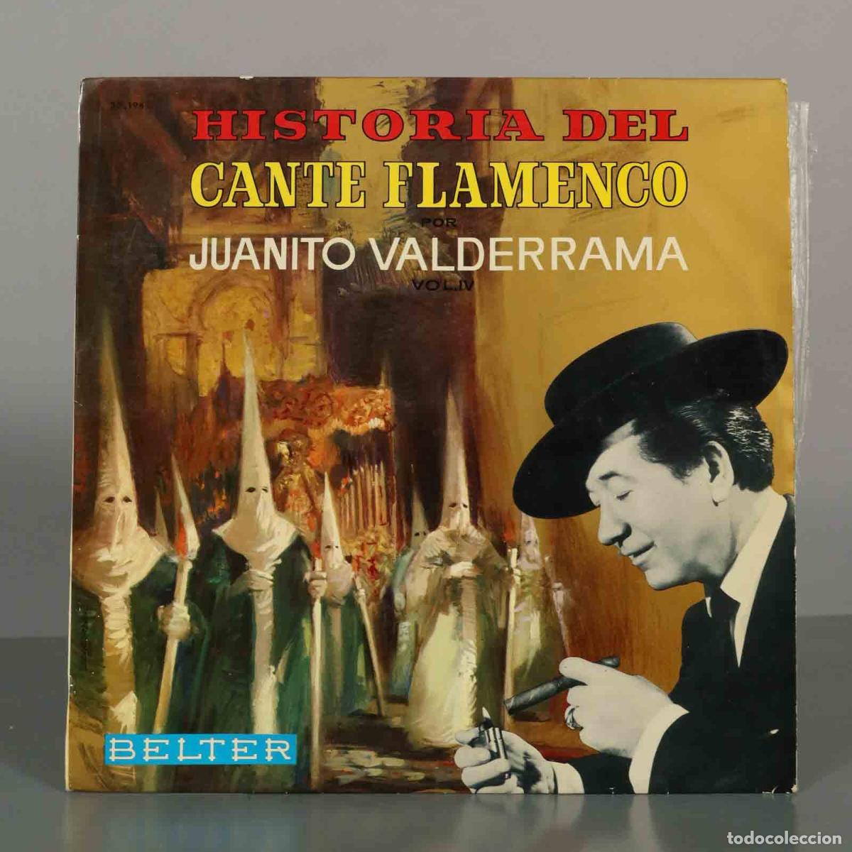 Discos de vinilo: LP. Historia del Cante Flamenco - Juanito Valderrama - Editorial Belter CON AUTOGRAFO ARTISTA