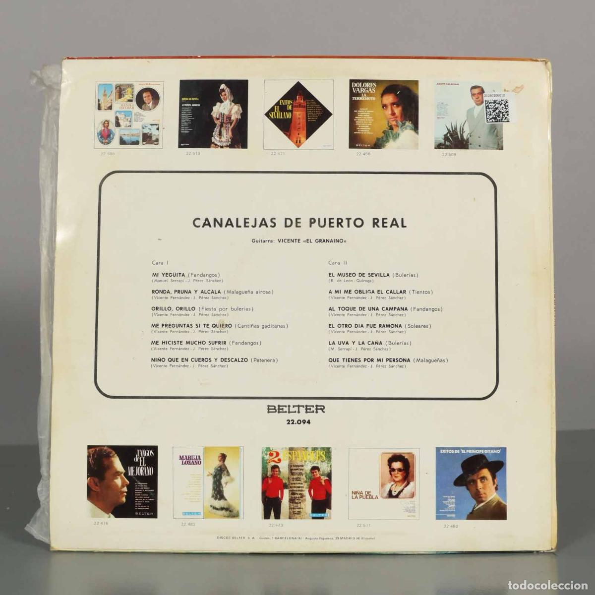 Discos de vinilo: LP. Canalejas de Puerto Real - Foto 2