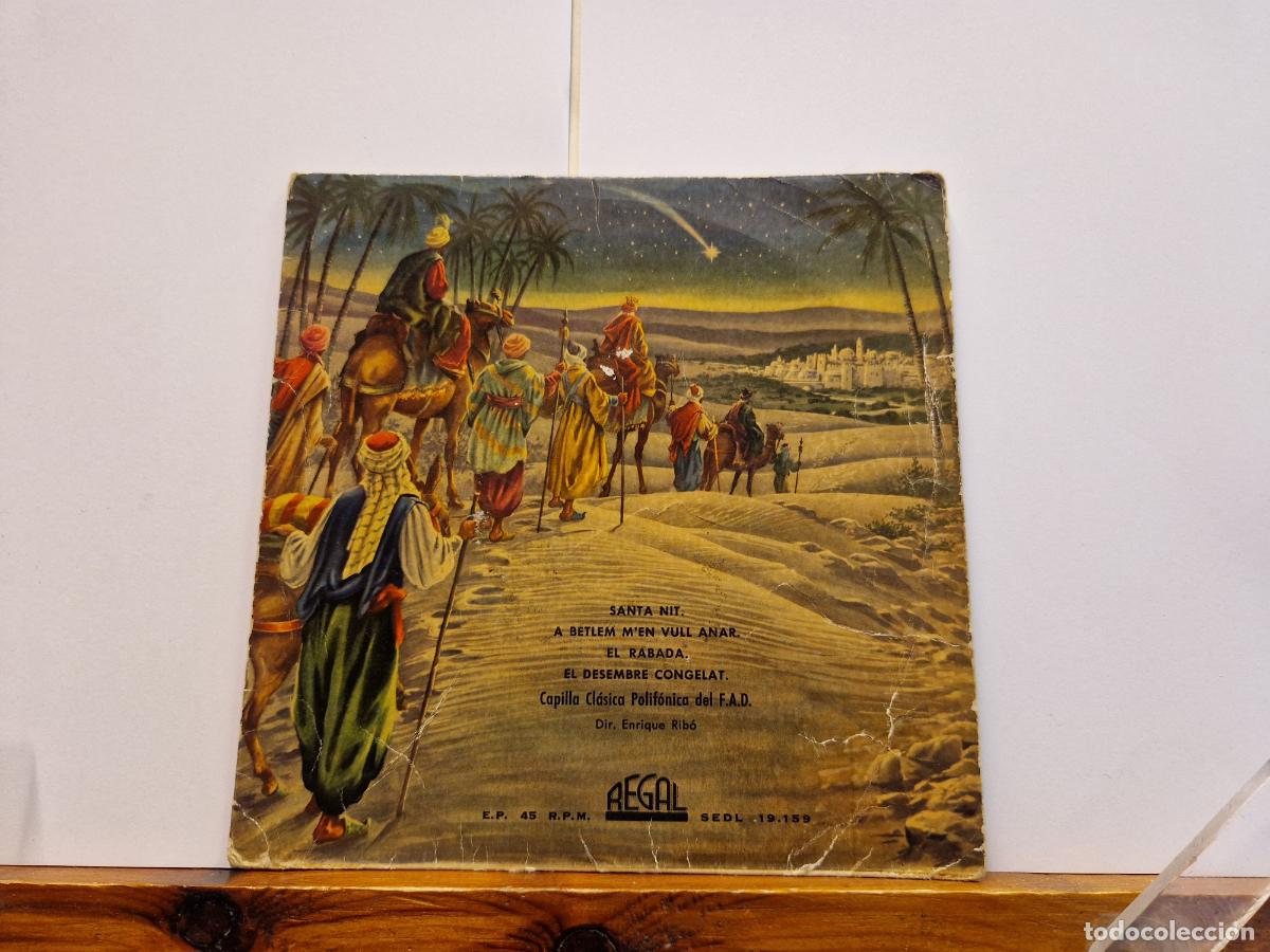 Discos de vinilo: SINGLE. SANT NIT, A BETLEM M'EN VULL ANAR. EL RABADA.