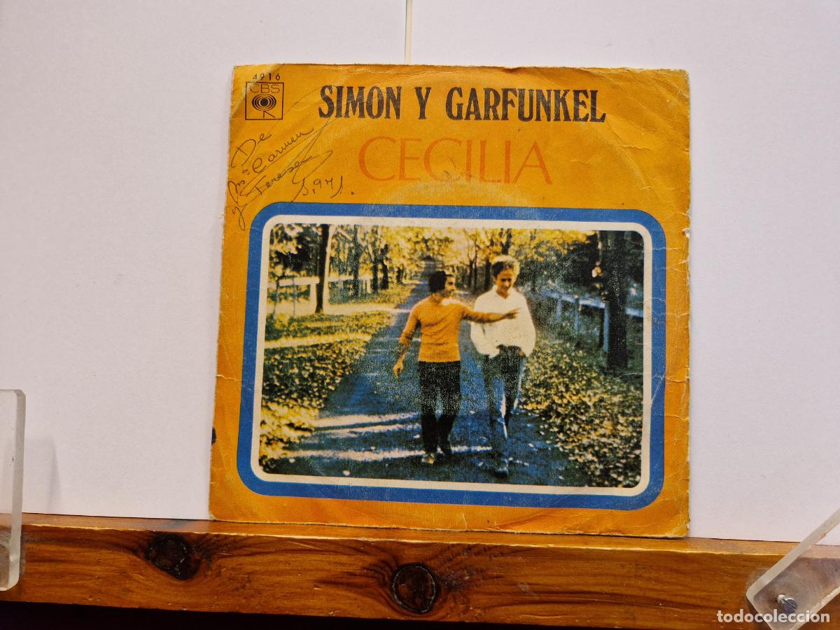 Discos de vinilo: SINGLE. SIMON Y GARFUNKEL. CECILIA. - Foto 1