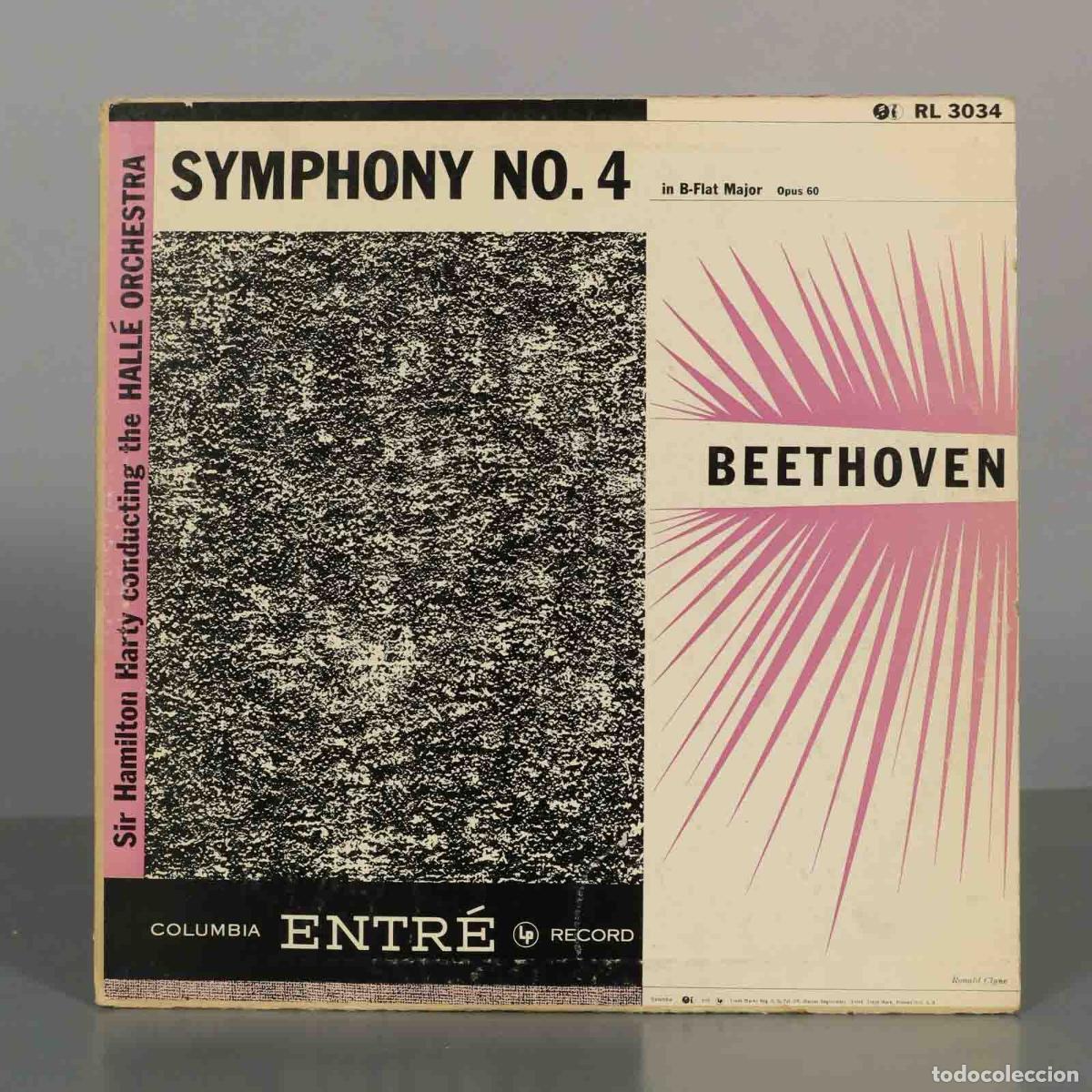 Discos de vinilo: LP. Beethoven: Symphony No. 4 in B-flat Major, Opus 60 - Sir Hamilton Harty, Hall&eacute; Orchestra