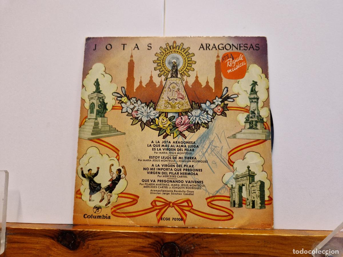 Discos de vinilo: SINGLE. JOTAS ARAGONESAS. ESTOY LEJOS DE MI TIERRA.