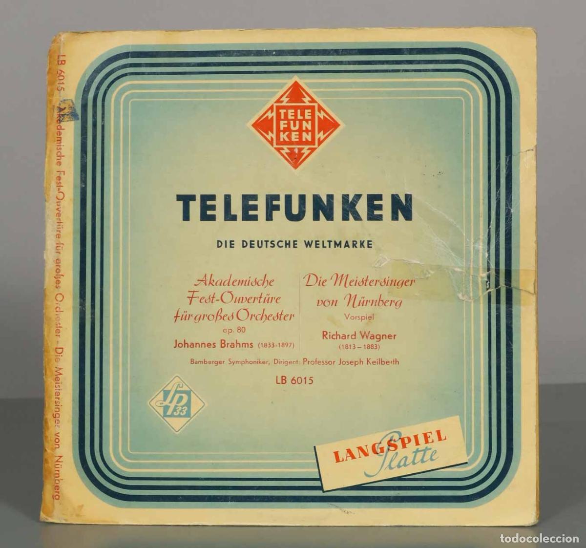 Discos de vinilo: LP. Johannes Brahms, Richard Wagner - Bamberger Symphoniker, Joseph Keilberth - Telefunken