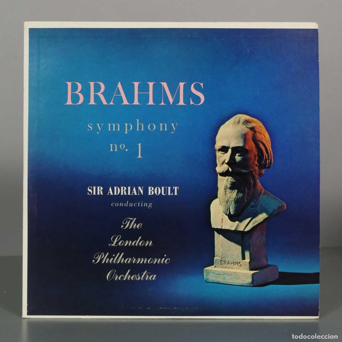 Discos de vinilo: LP. Brahms - Symphony No. 1 - Sir Adrian Boult, The London Philharmonic Orchestra -