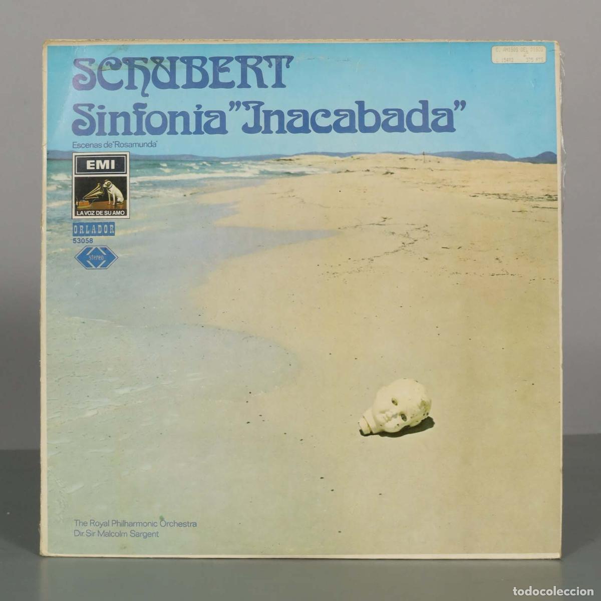 Discos de vinilo: LP. Schubert: Sinfon&iacute;a Inacabada - Escenas de Rosamunda - SARGENT