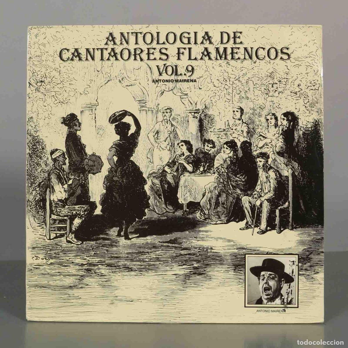 Discos de vinilo: LP. Antolog&iacute;a de Cantaores Flamencos Vol. 9 - Antonio Mairena