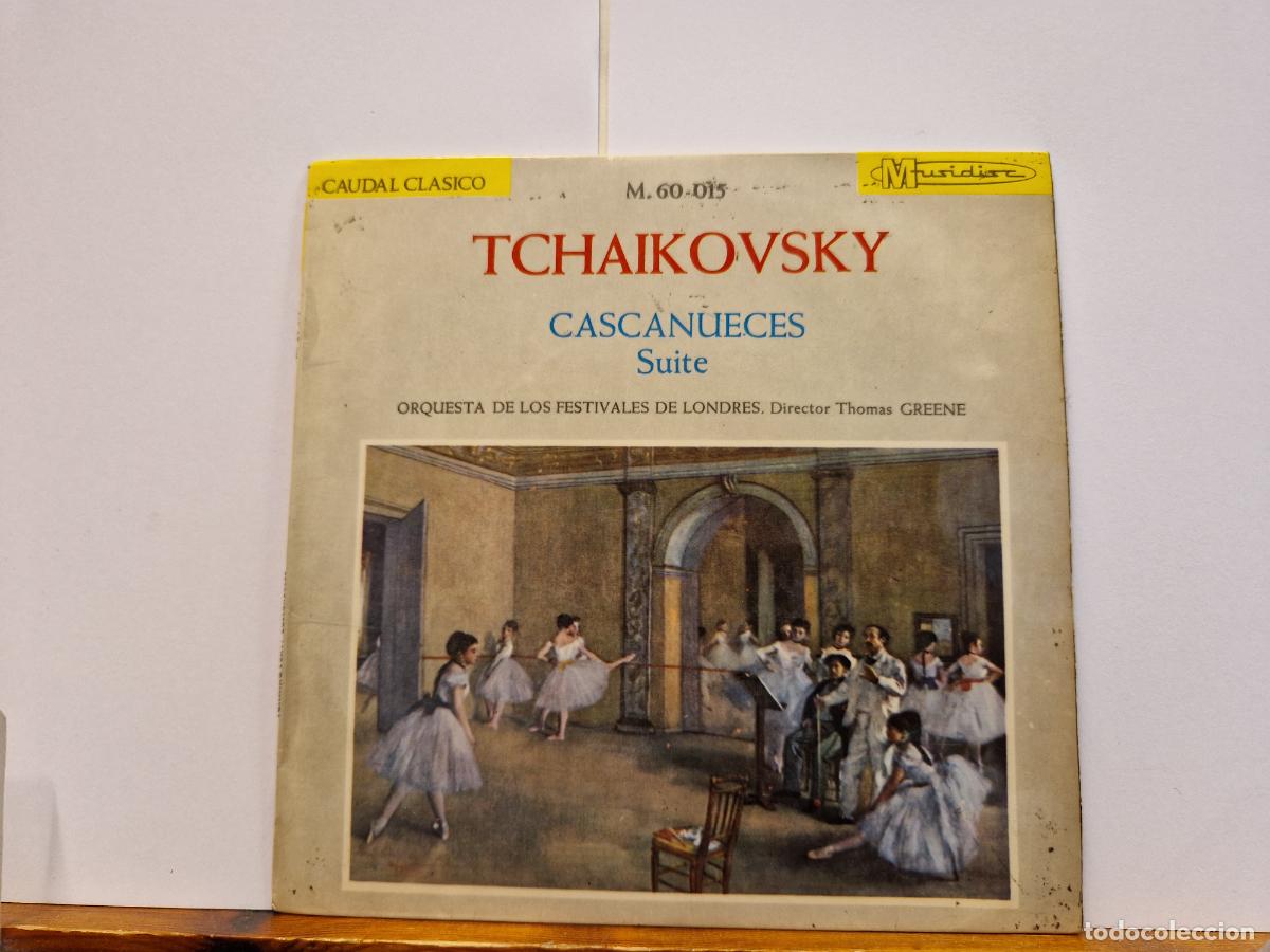 Discos de vinilo: SINGLE. TCHAIKOVSKY. CASCANUECES SUITE. ORQUESTA DE LOS FESTIVALES DE LONDRES.